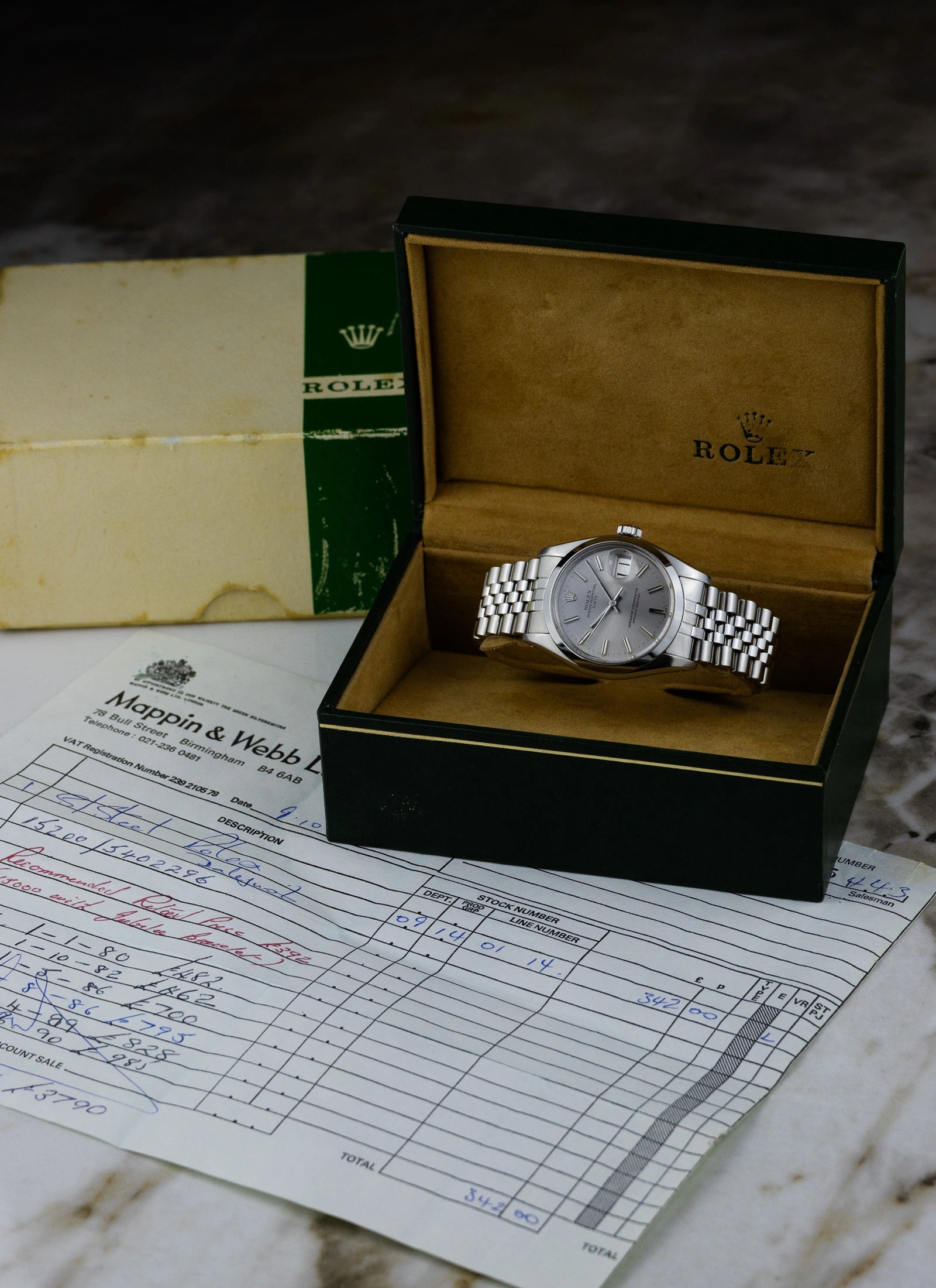 1978 Rolex Oyster Perpetual Date 15200 Full Set