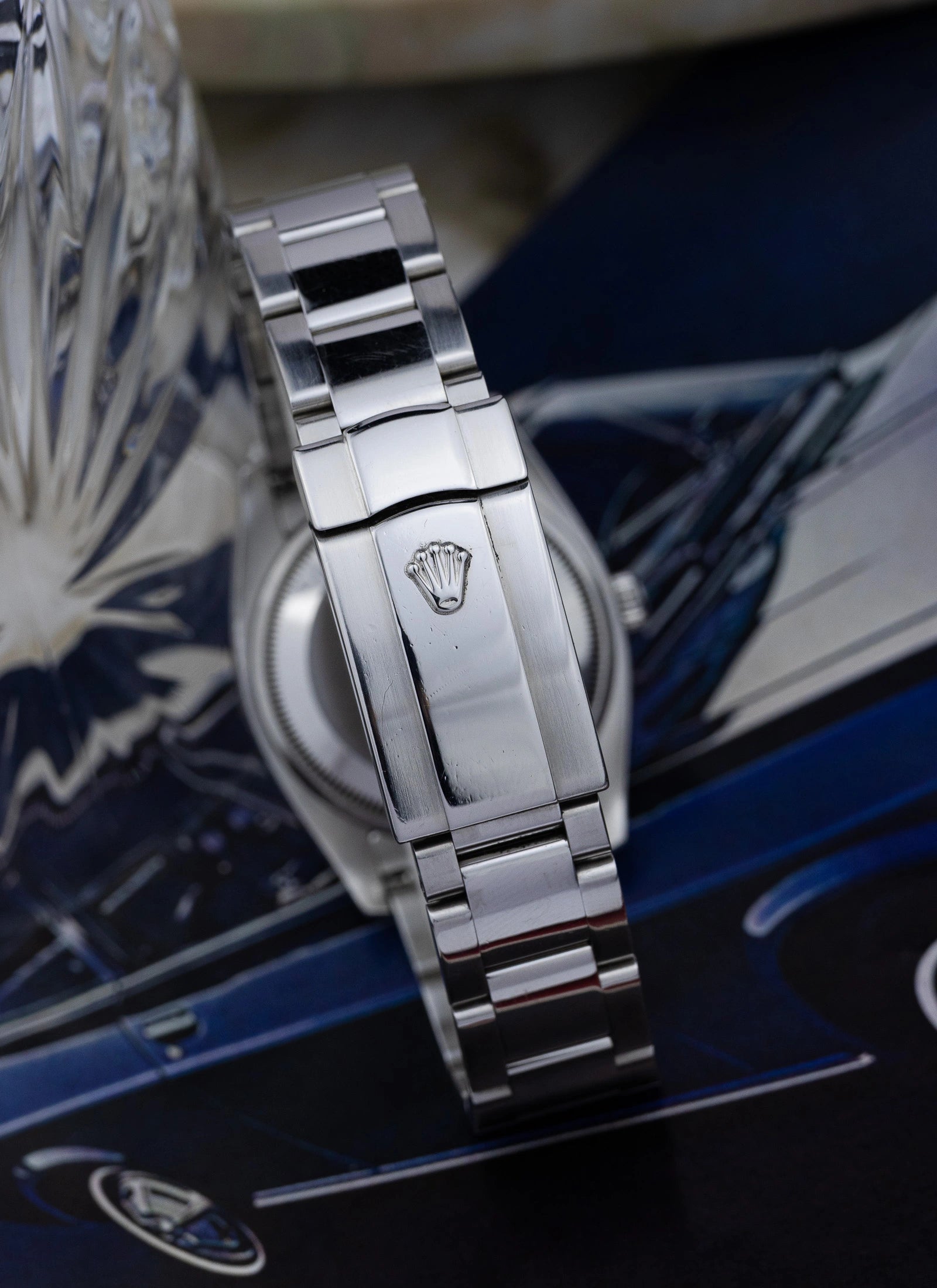 2007 Rolex Oyster Perpetual Date Salmon Dial 115200 Box