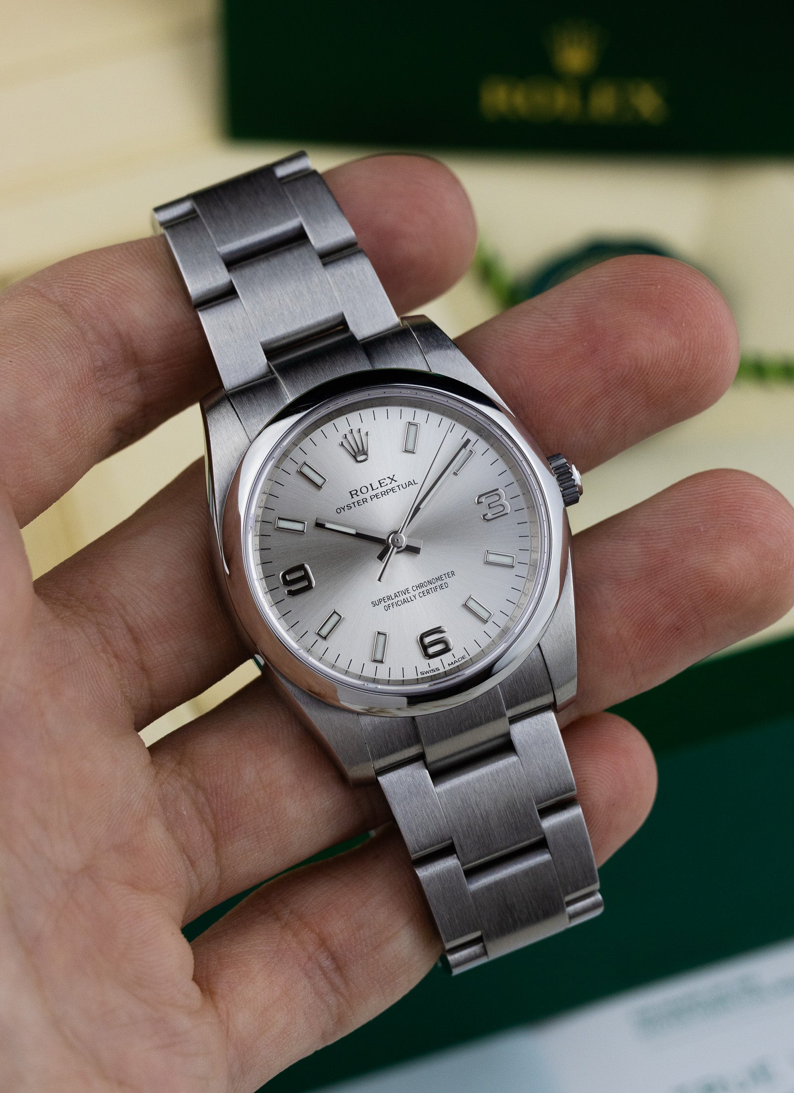 2008 Rolex Oyster Perpetual 114200 Box