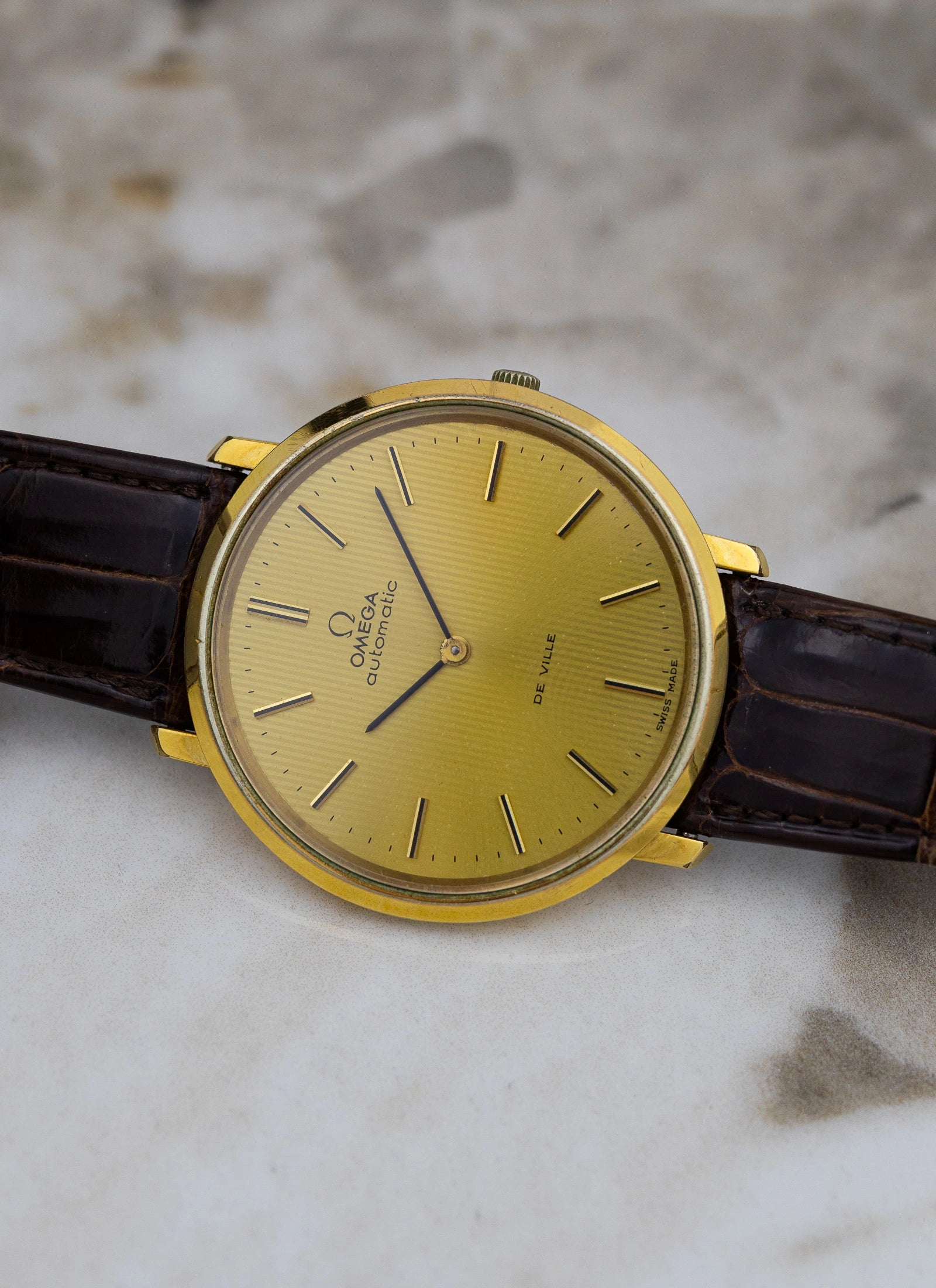 1972 Omega De Ville Ultra Slim 151.0039 cal. 711 Tapestry Dial