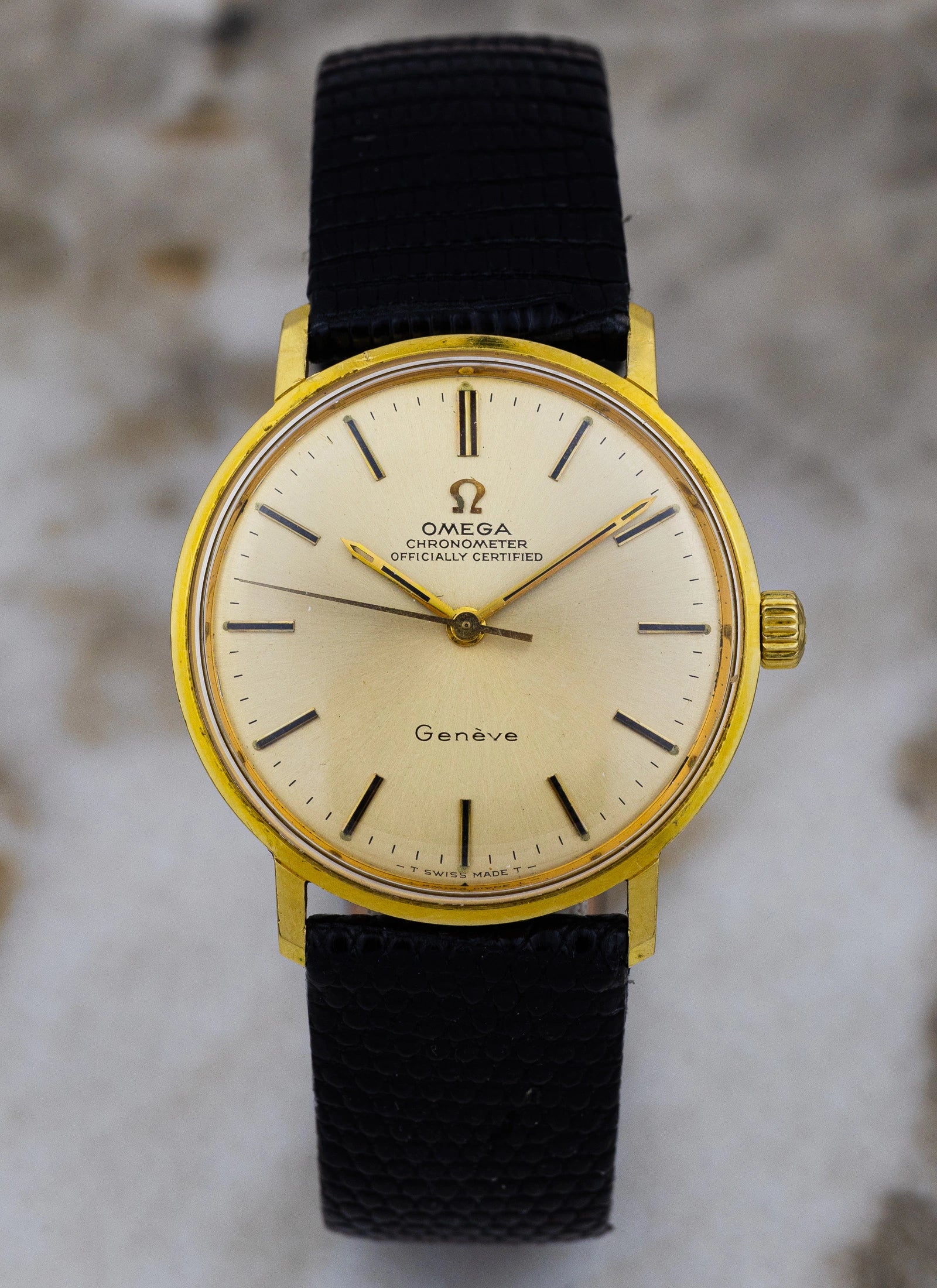 1968 18K Omega Geneve Chronometer ref. 137.001 cal.602