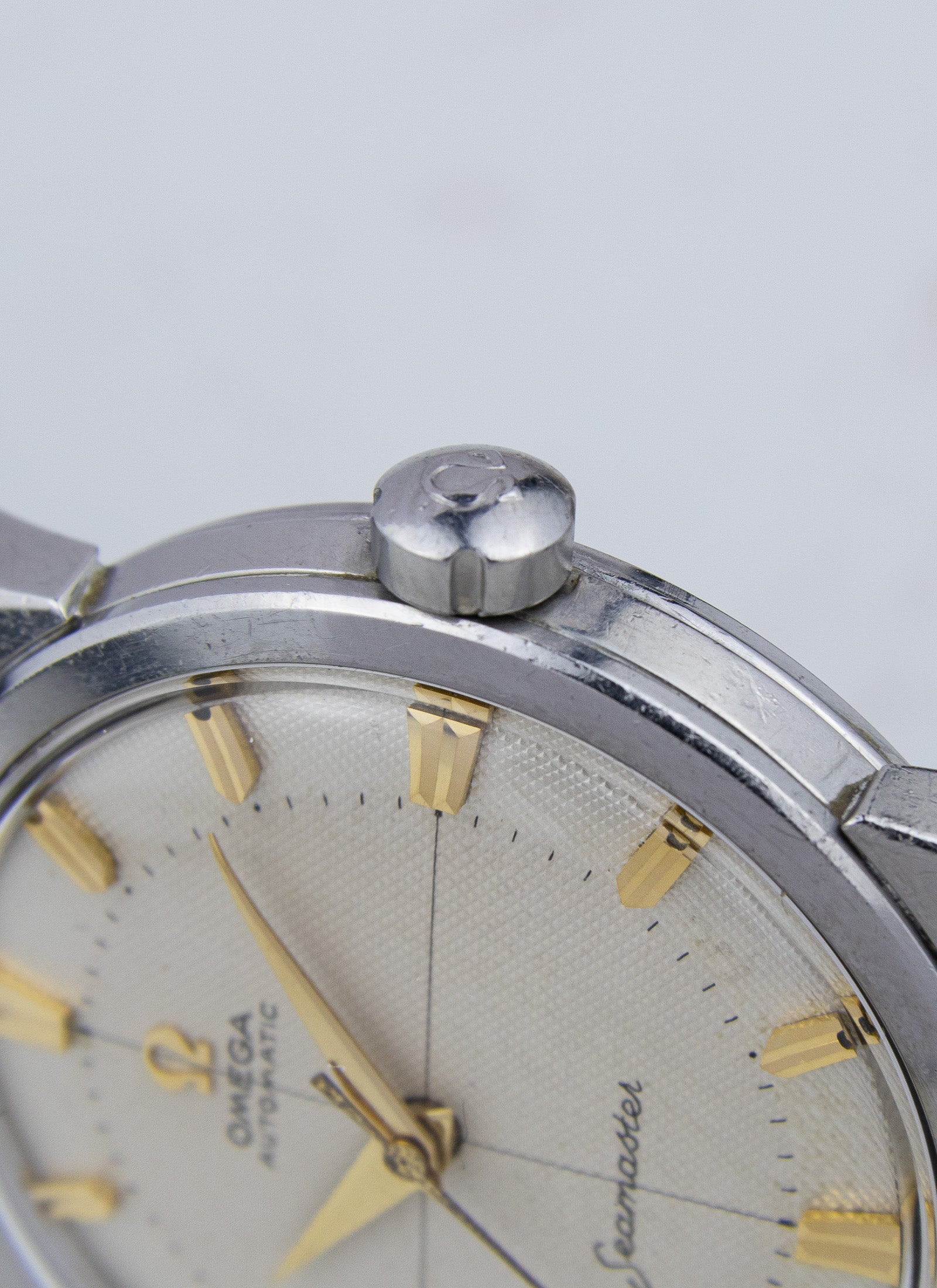 1959 Omega Seamaster Fat Lugs Honeycomb