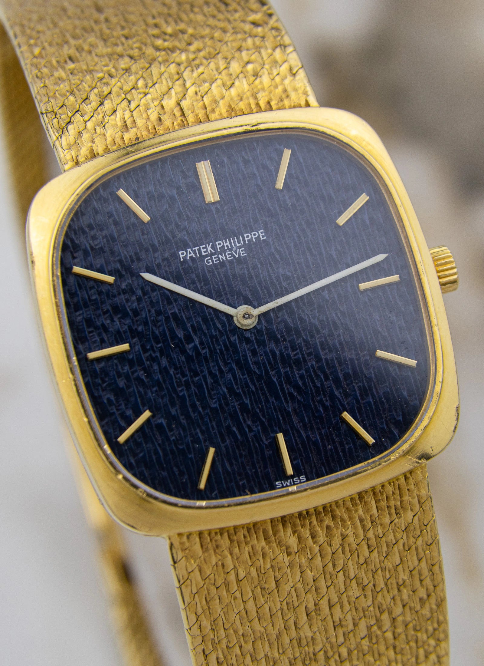 1974 Patek Philippe Golden Ellipse 3566 Bark