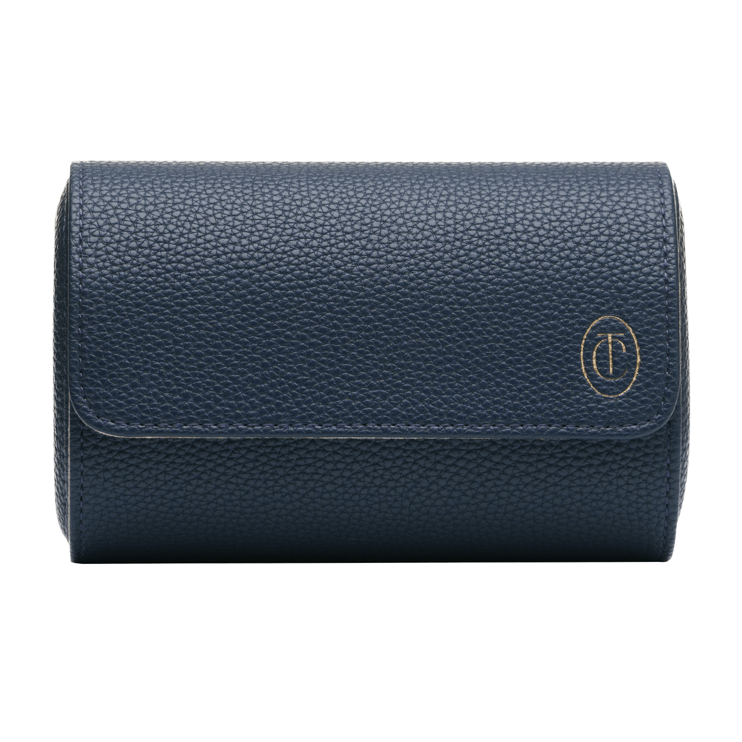 Double navy gold watch case