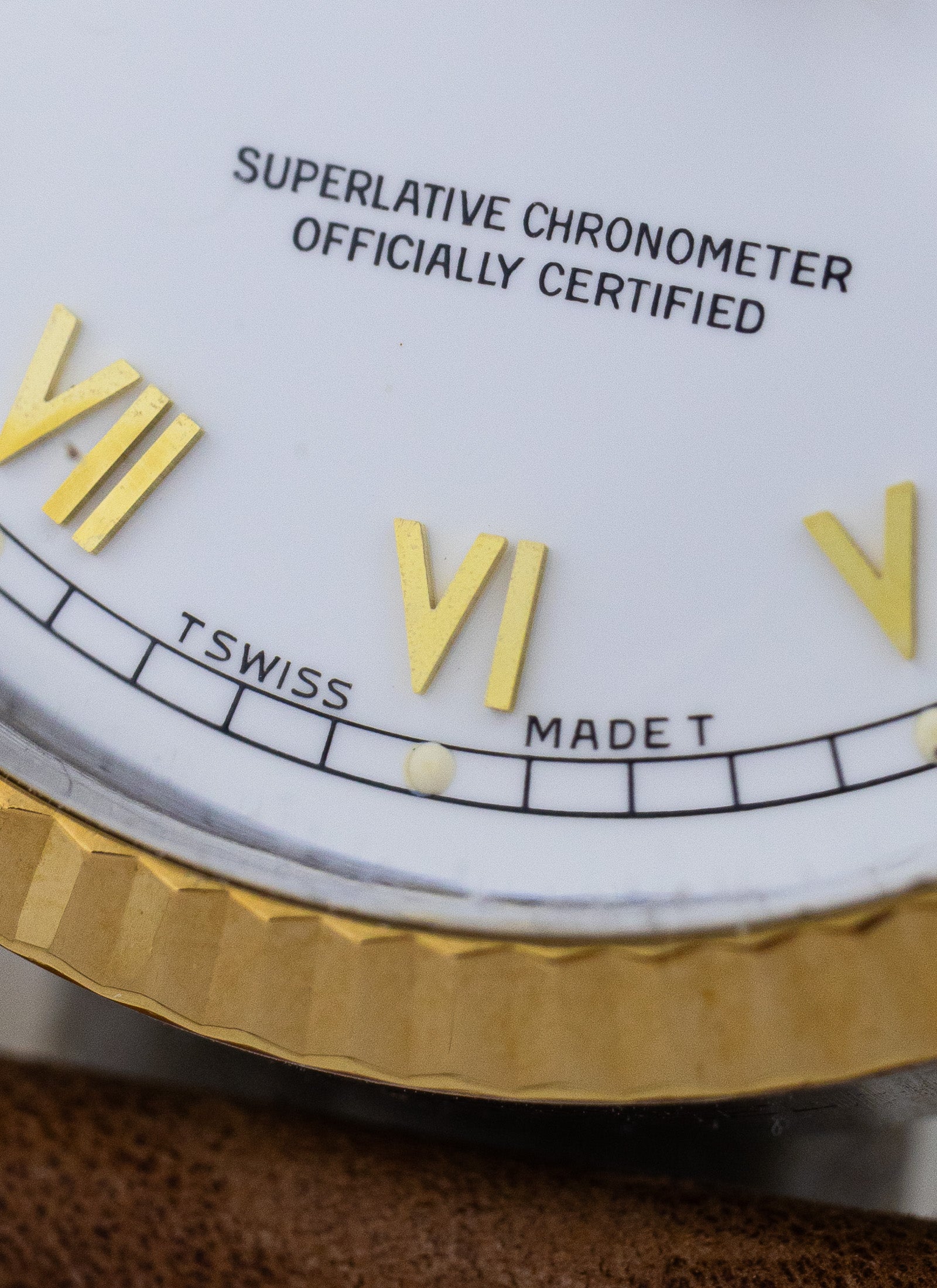 1985 Rolex Datejust Bicolor 16013 White Roman Dial Serviced