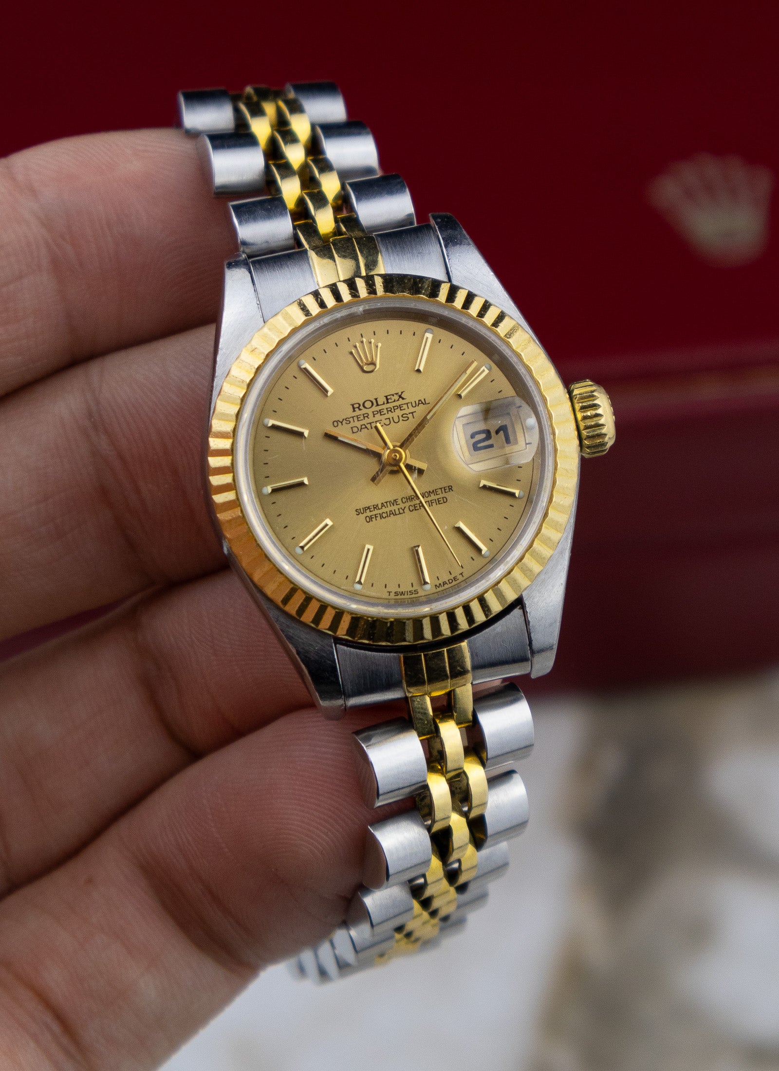 1998 Rolex Lady Datejust 69173 Bicolor