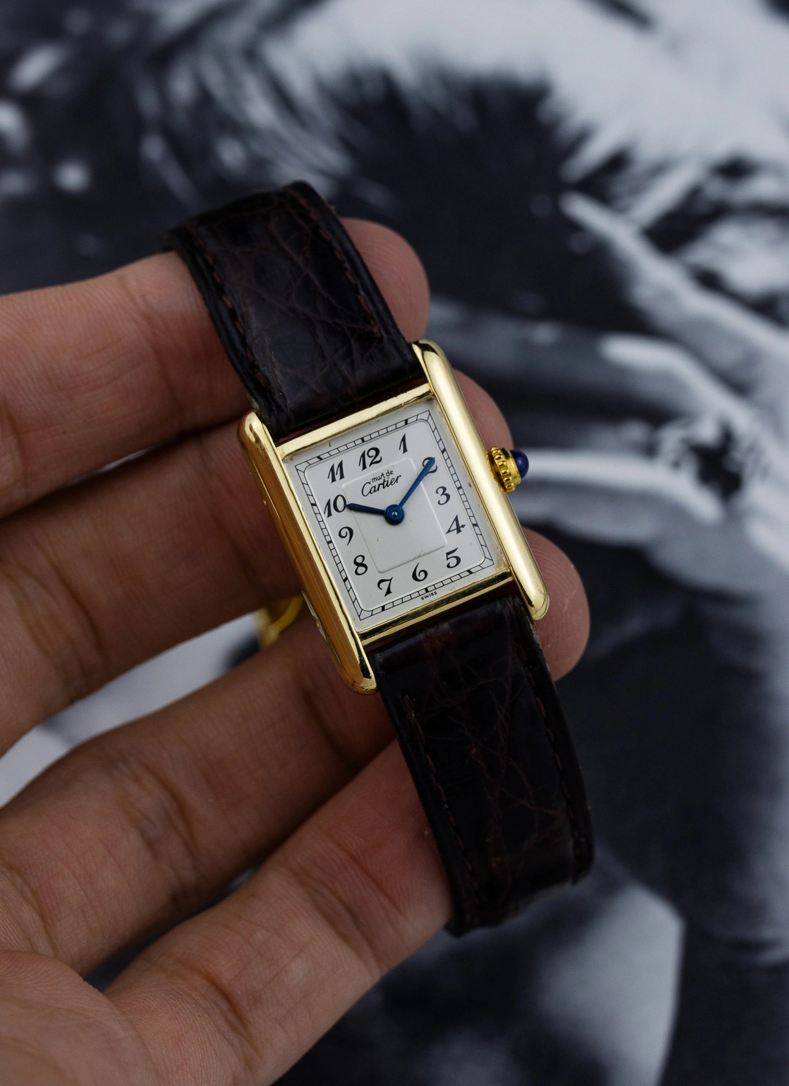 1990s Lady Must de Cartier Tank Arabic Dial 5057001