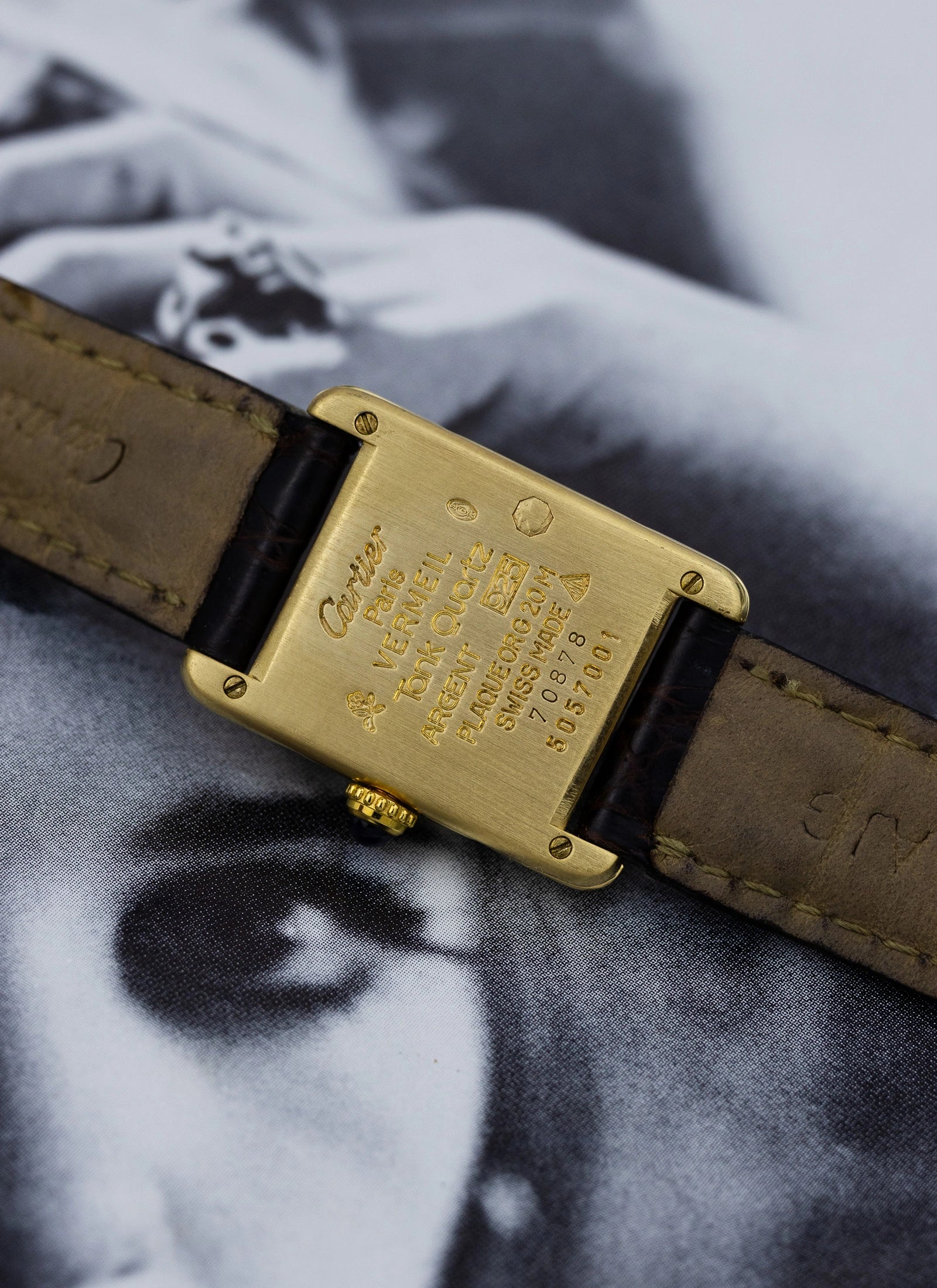 1990s Lady Must de Cartier Tank Arabic Dial 5057001