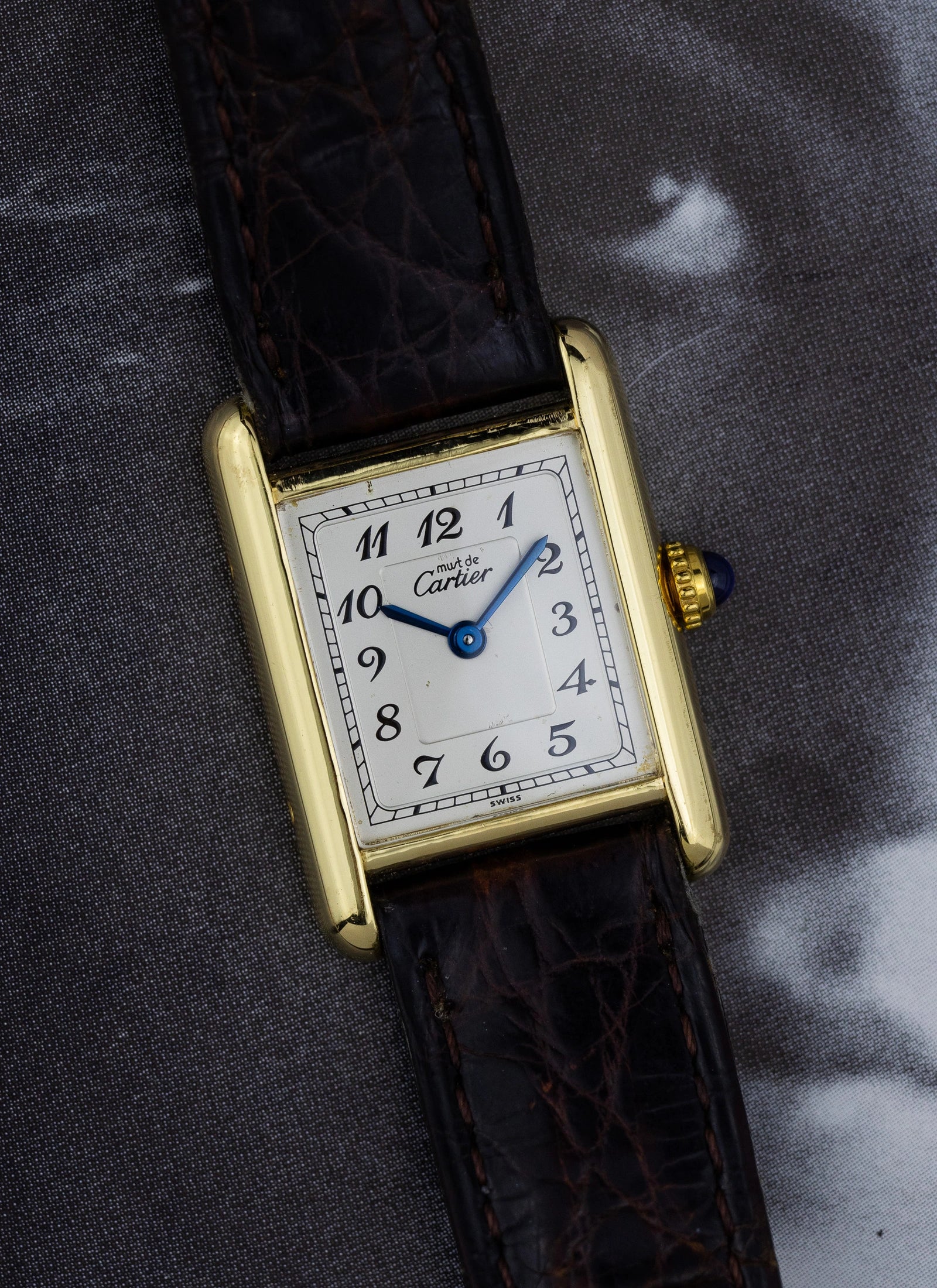 1990s Lady Must de Cartier Tank Arabic Dial 5057001