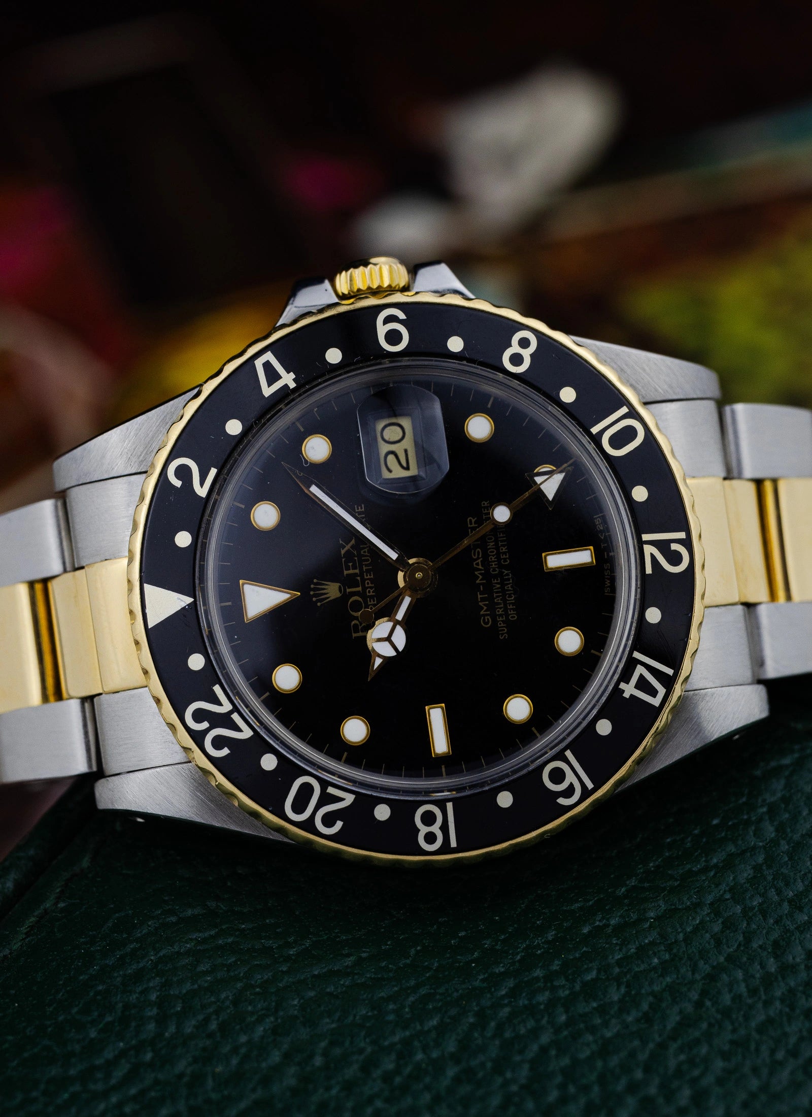 1987 Rolex Gmt Master 16753 BiColor + Box
