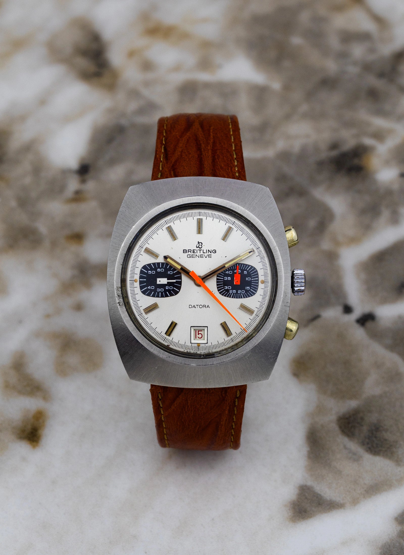 1970s Breitling Datora Chronograph ref. 2018 Valjoux 7734