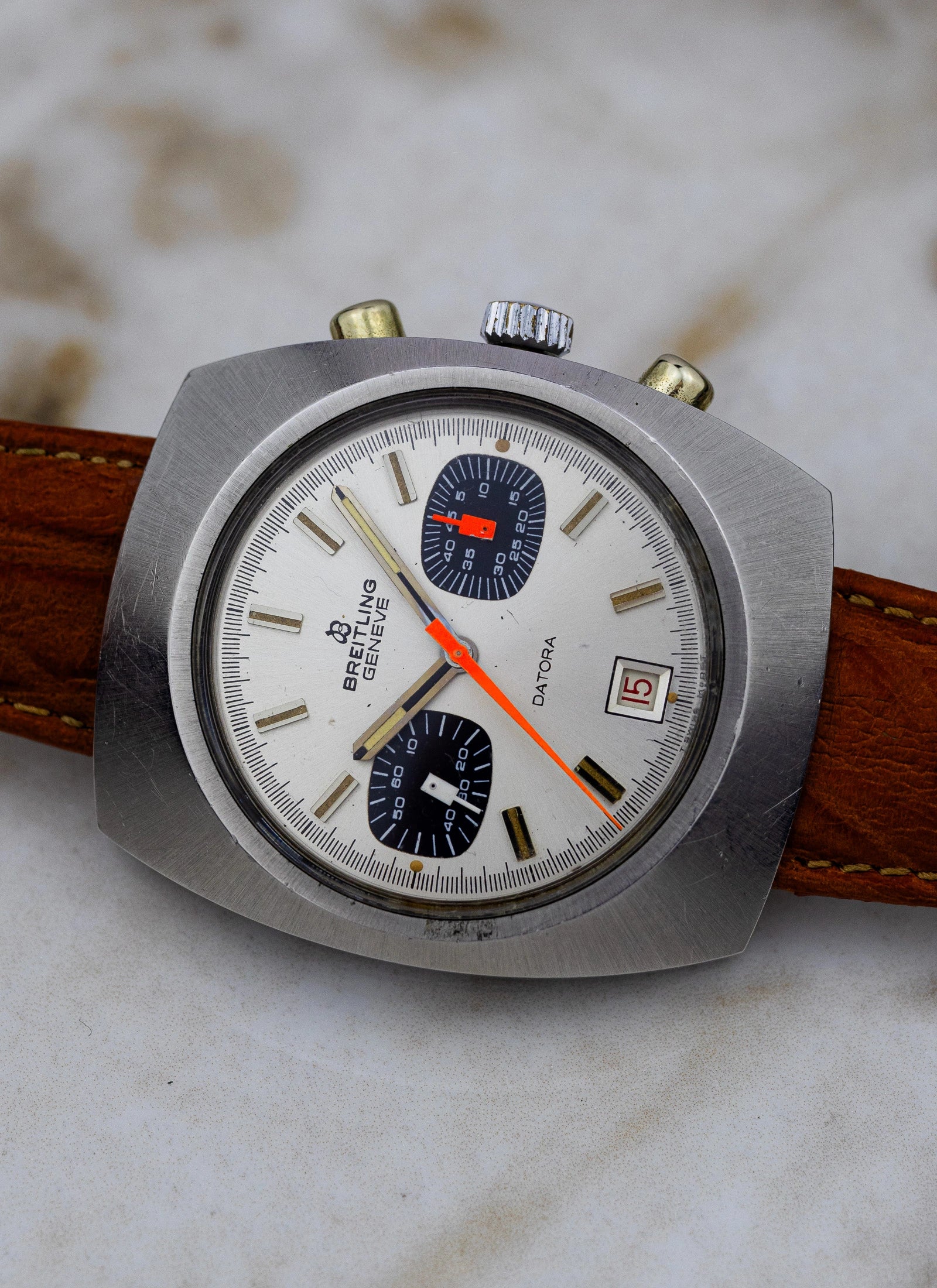 1970s Breitling Datora Chronograph ref. 2018 Valjoux 7734