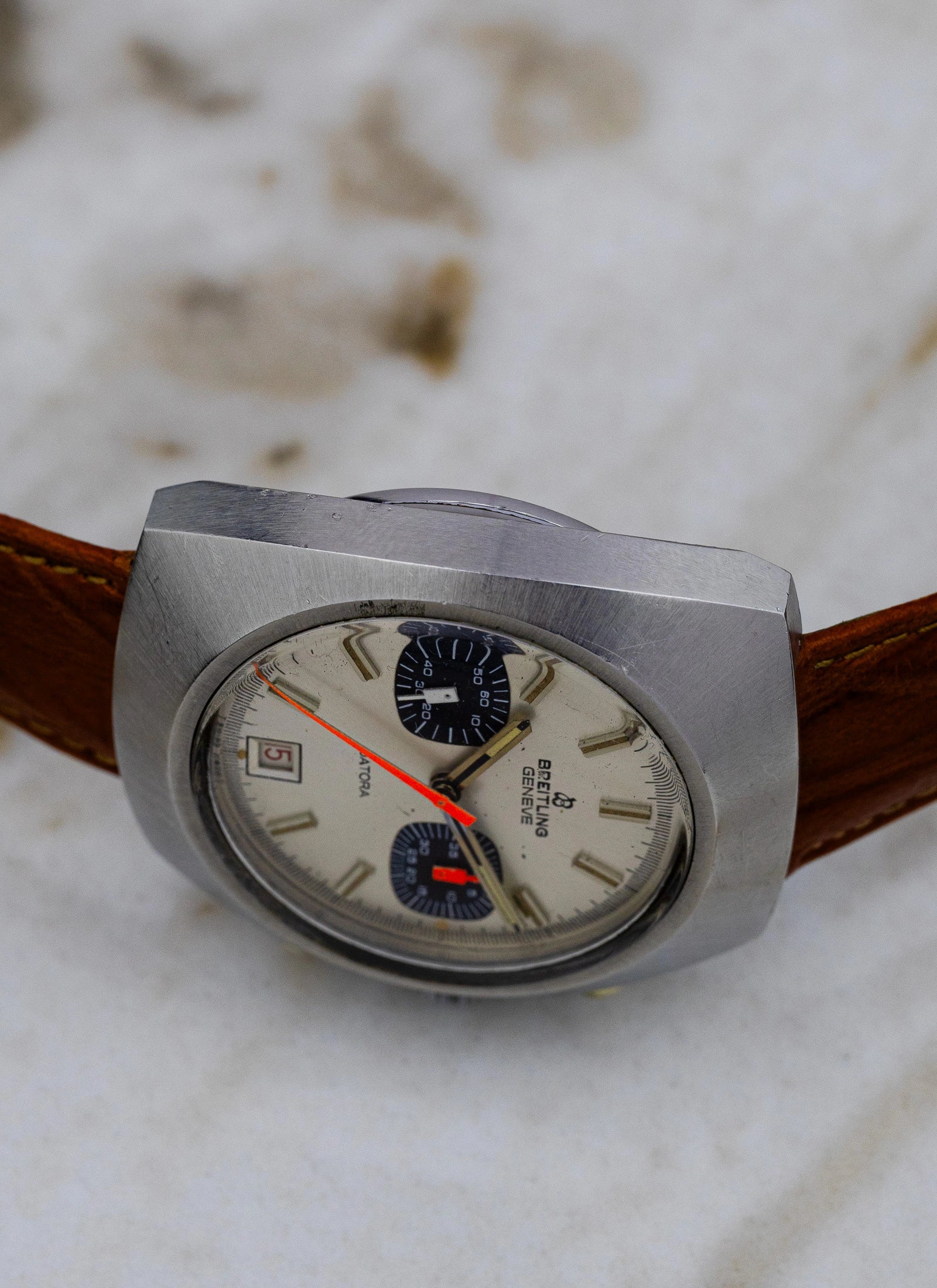 1970s Breitling Datora Chronograph ref. 2018 Valjoux 7734