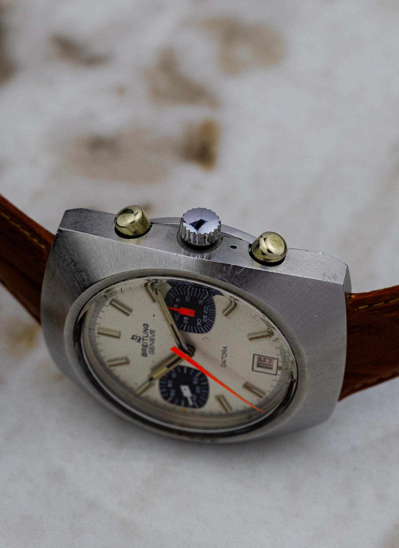 1970s Breitling Datora Chronograph ref. 2018 Valjoux 7734