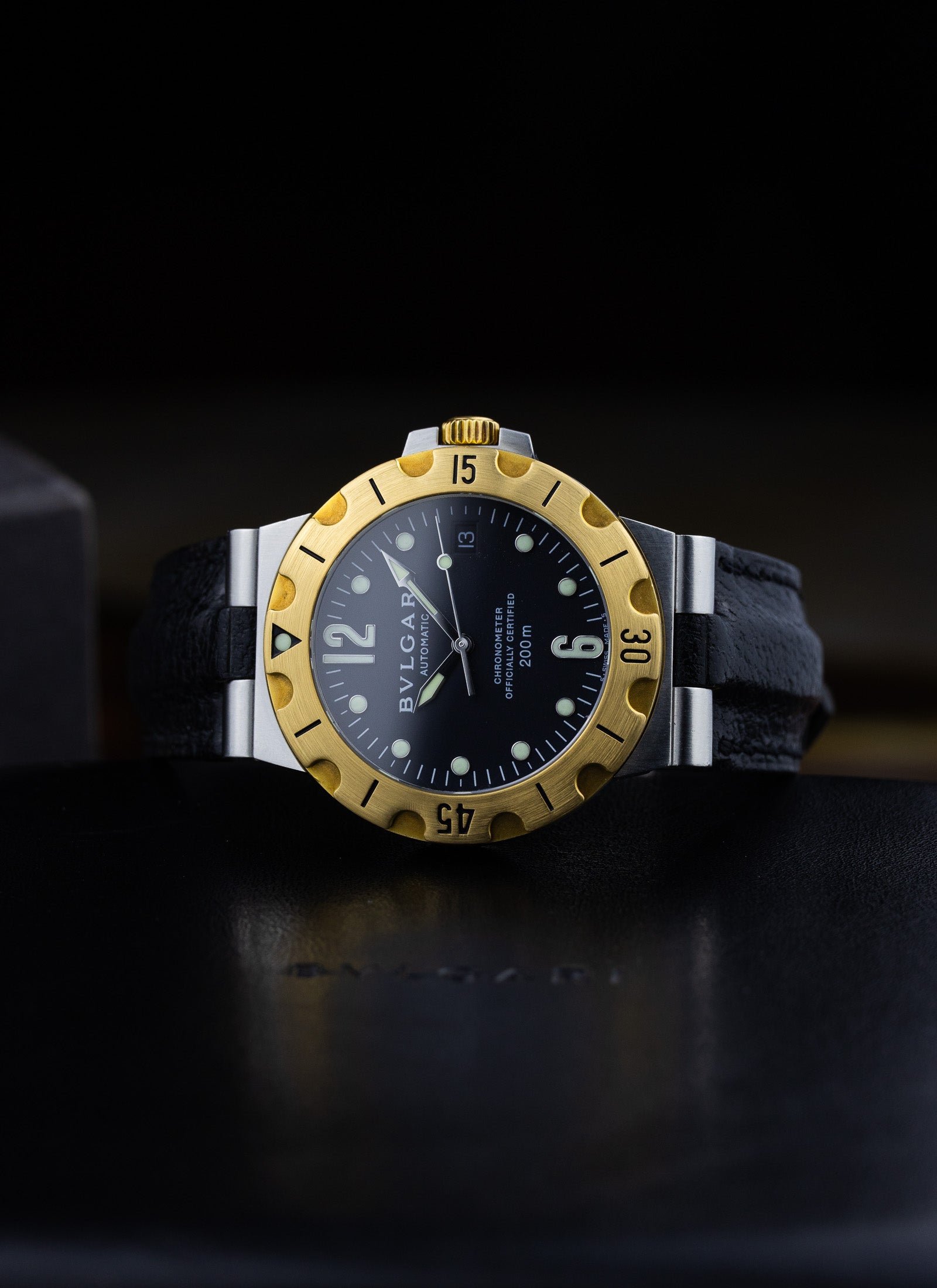 2000s Bulgari Diagono SD38SG Full Set