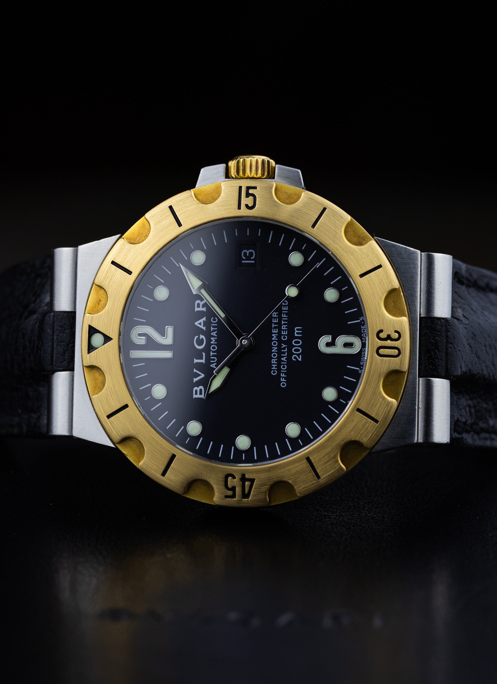 2000s Bulgari Diagono SD38SG Full Set