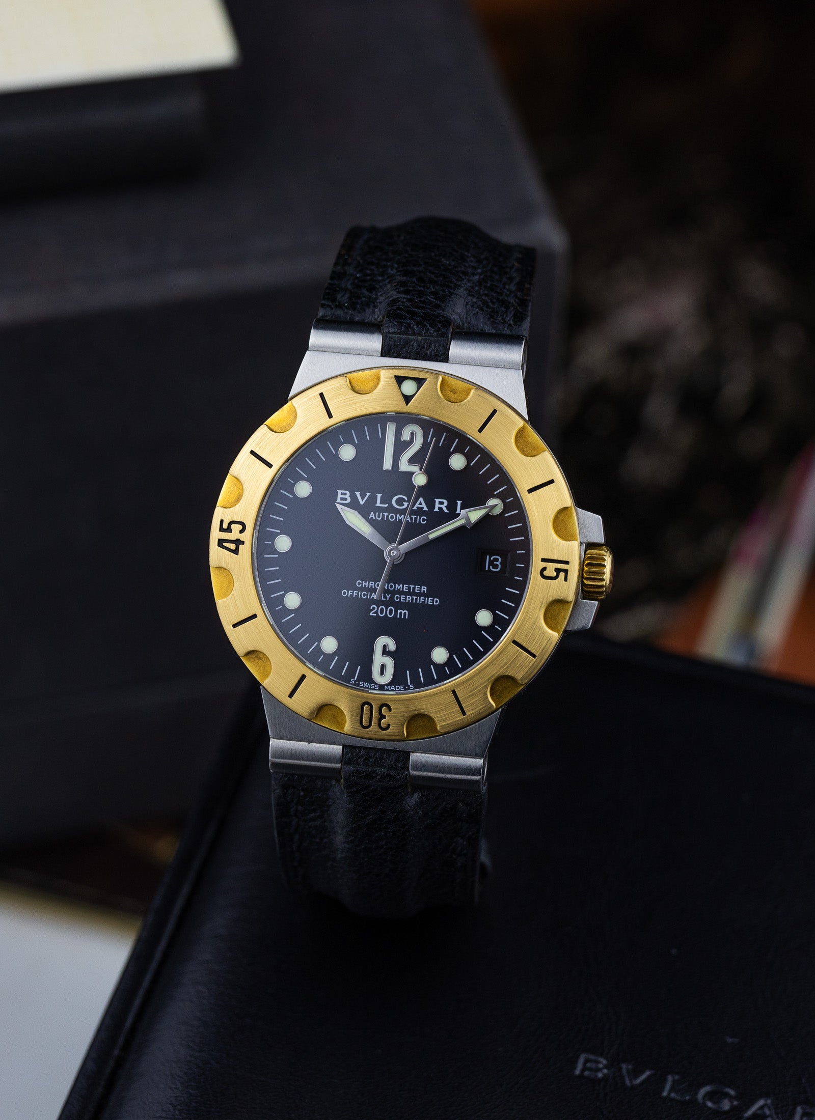 2000s Bulgari Diagono SD38SG Full Set