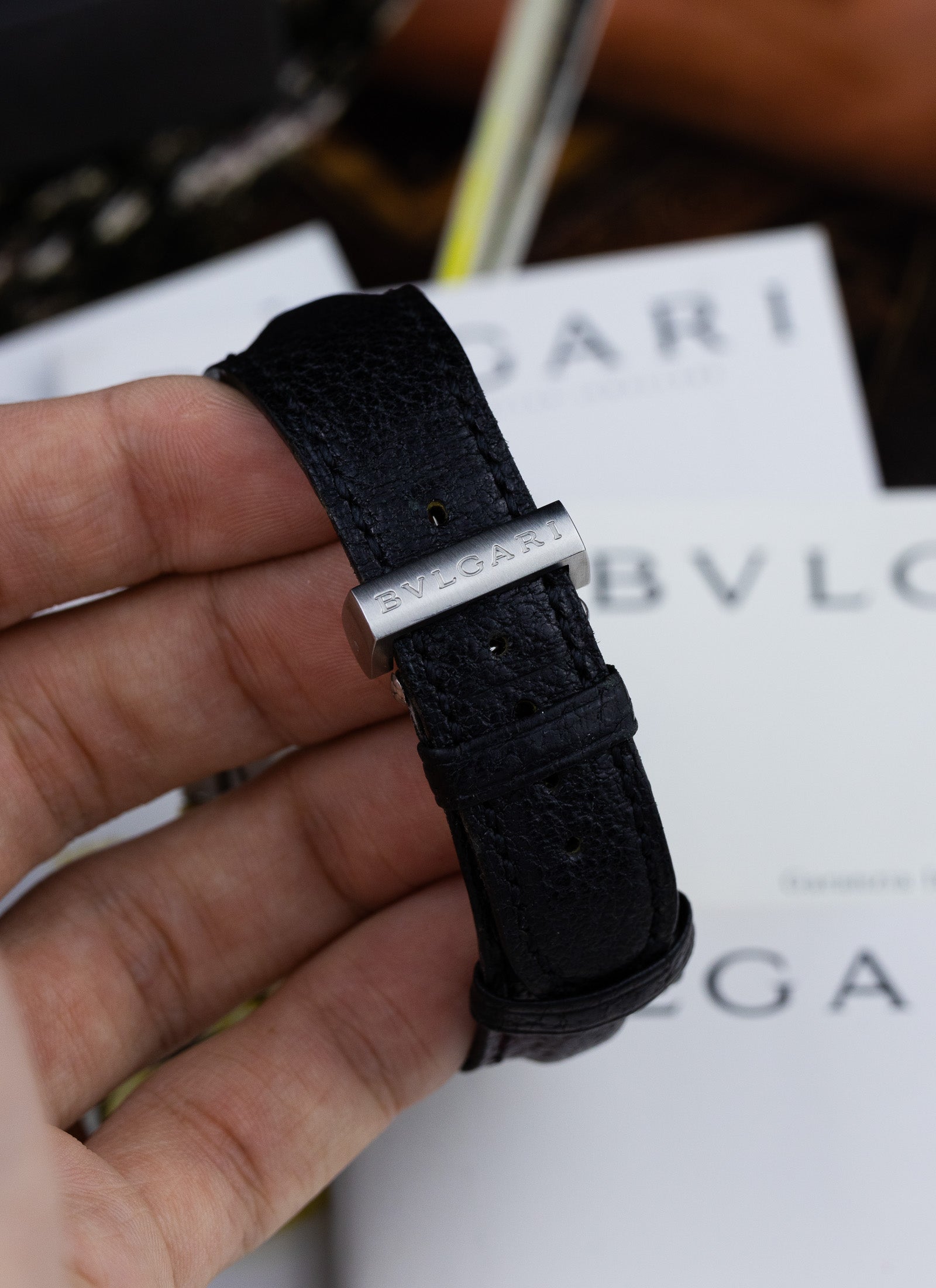 2000s Bulgari Diagono SD38SG Full Set