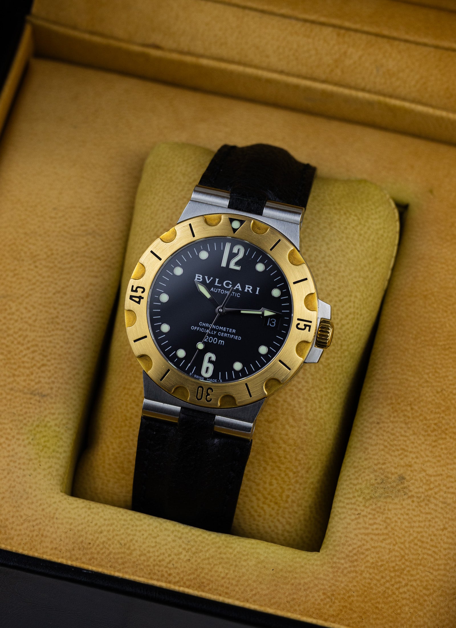 2000s Bulgari Diagono SD38SG Full Set