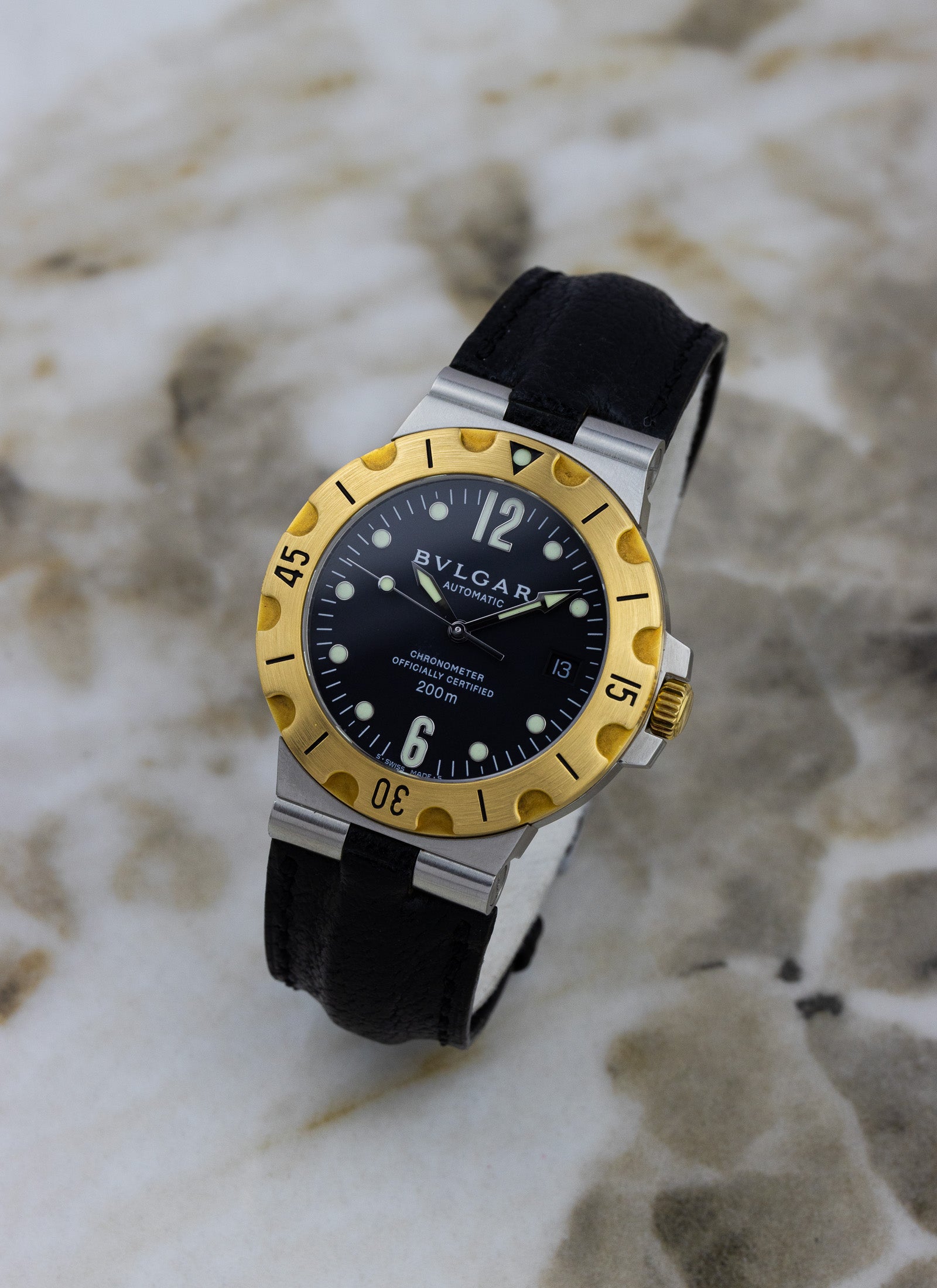 2000s Bulgari Diagono SD38SG Full Set