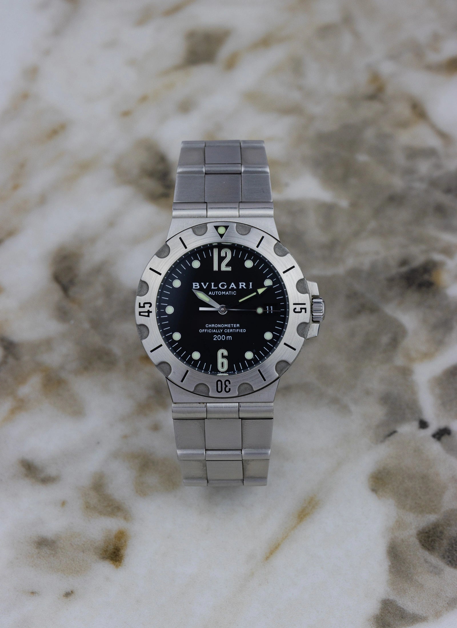 2006 Bulgari Diagono Scuba SD38S Full Set