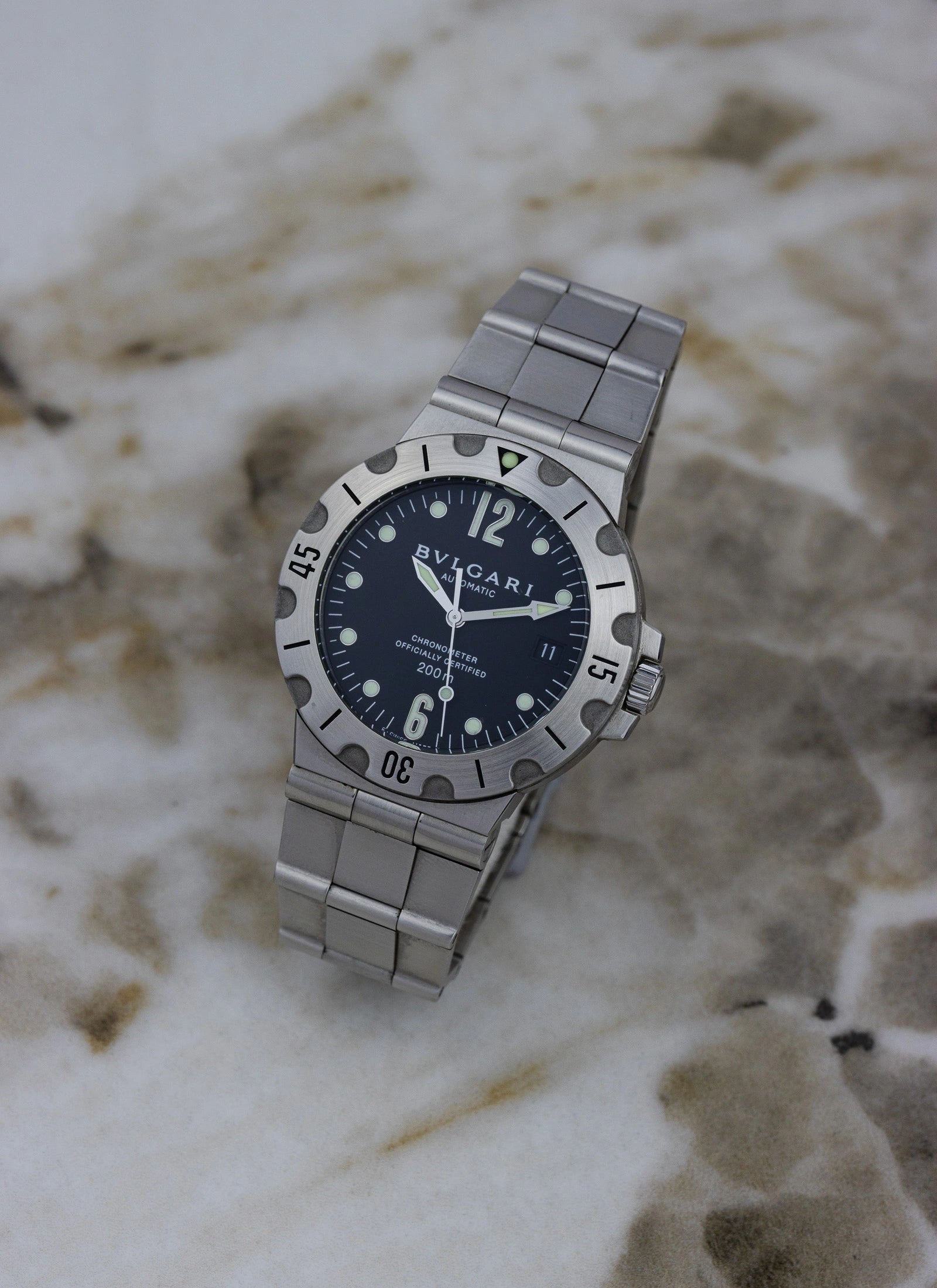 2006 Bulgari Diagono Scuba SD38S Full Set