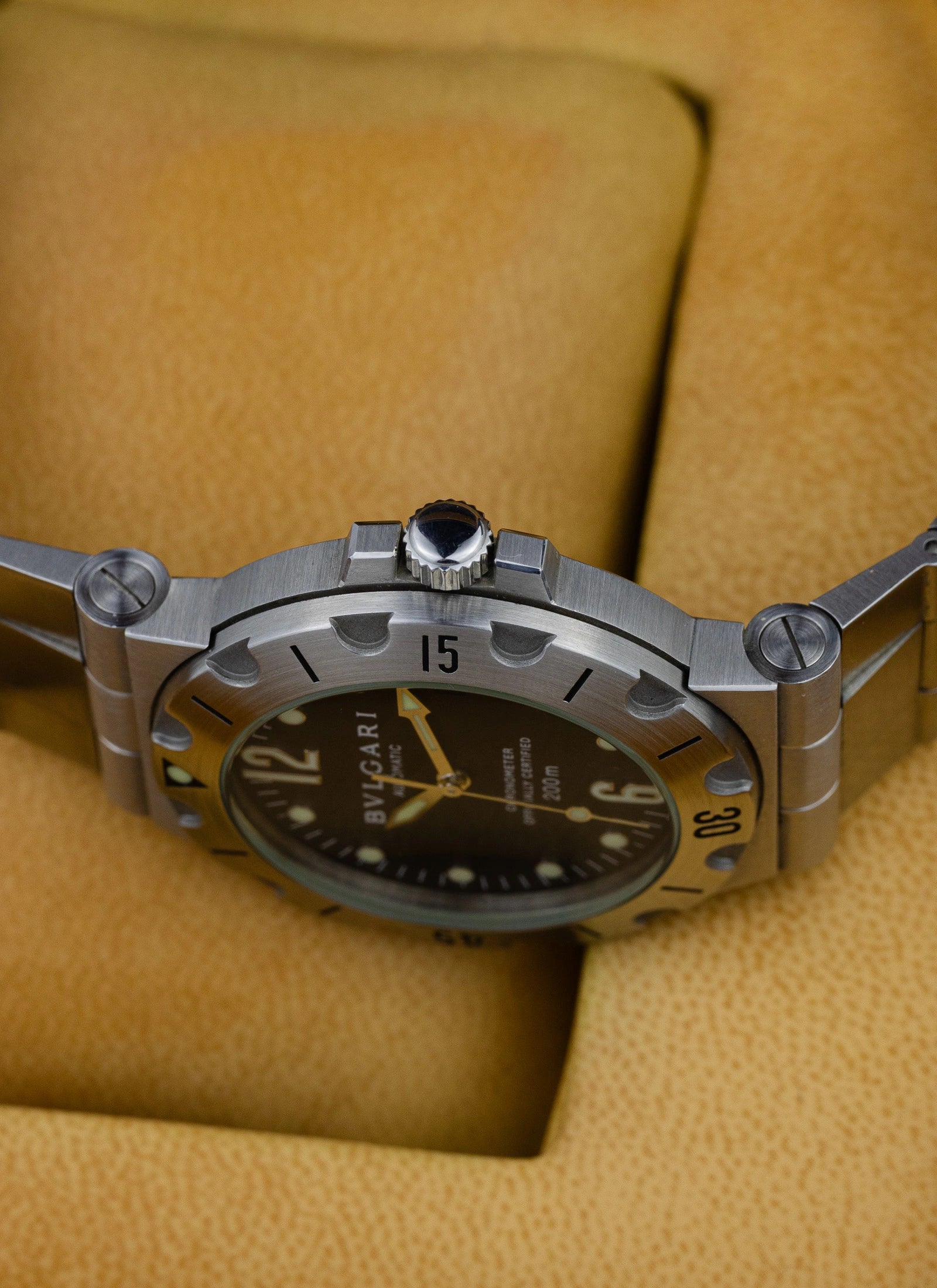 2006 Bulgari Diagono Scuba SD38S Full Set