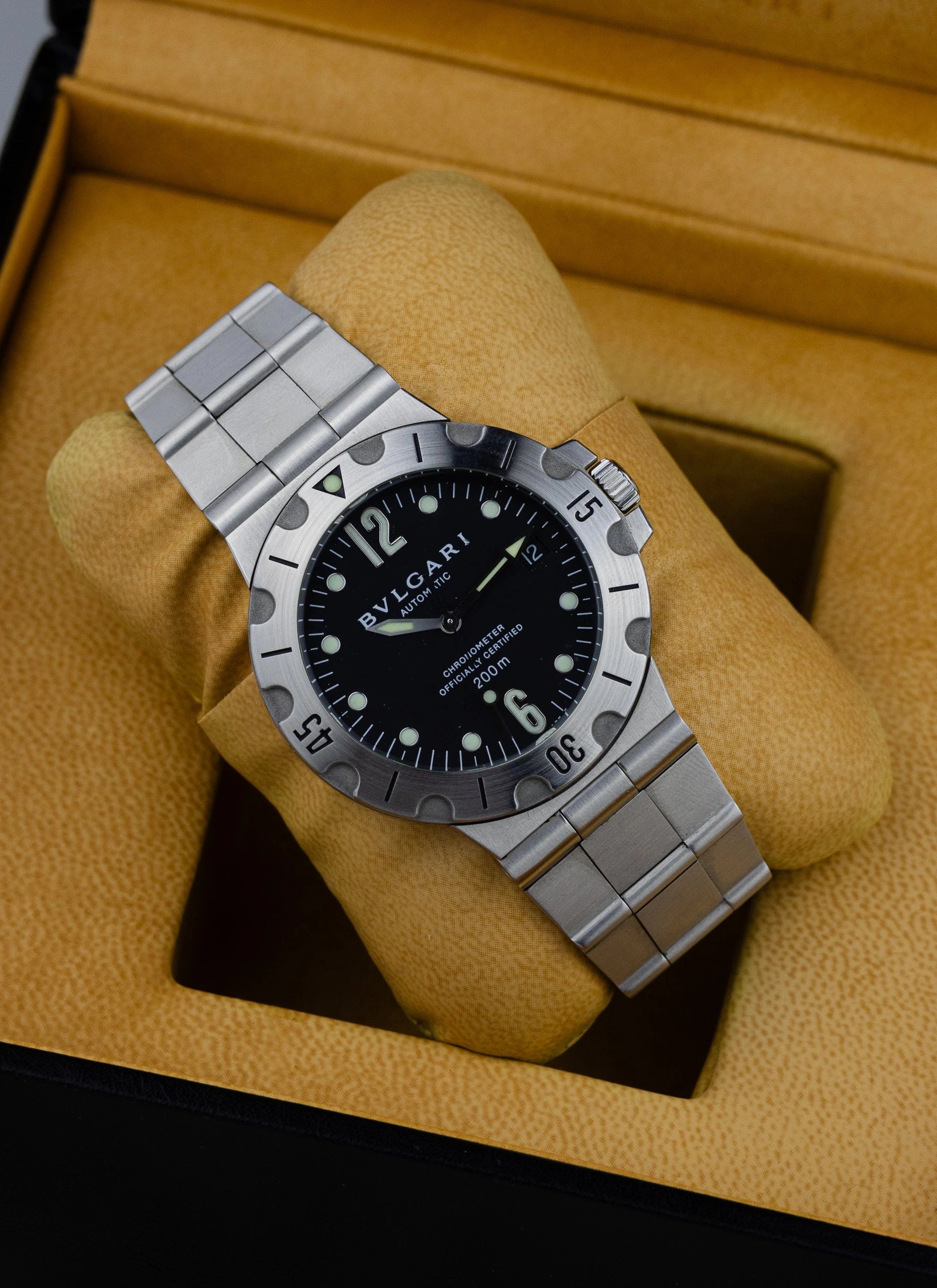 2006 Bulgari Diagono Scuba SD38S Full Set
