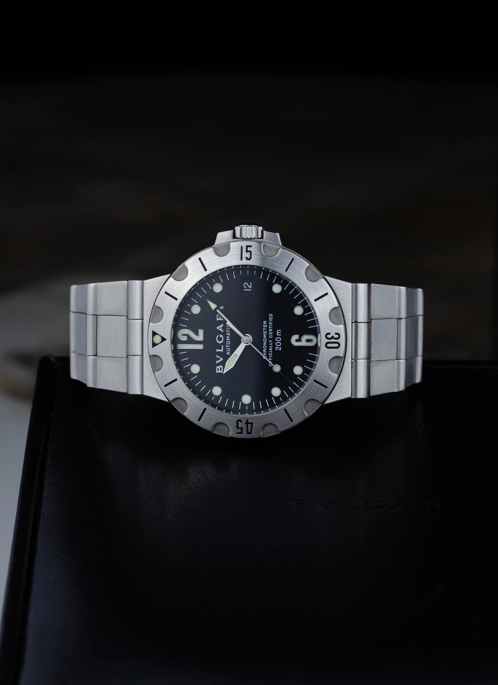 2006 Bulgari Diagono Scuba SD38S Full Set