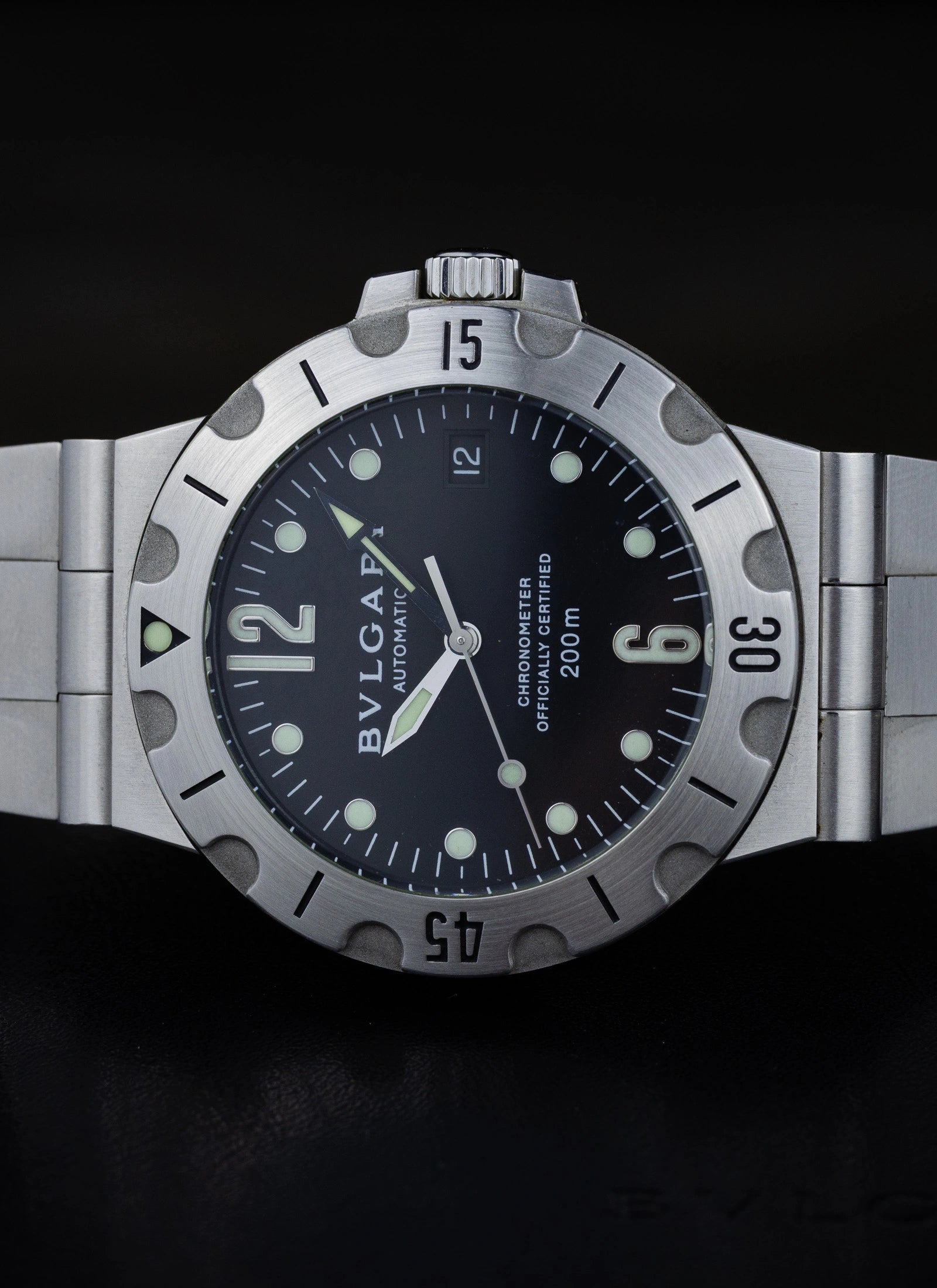 2006 Bulgari Diagono Scuba SD38S Full Set