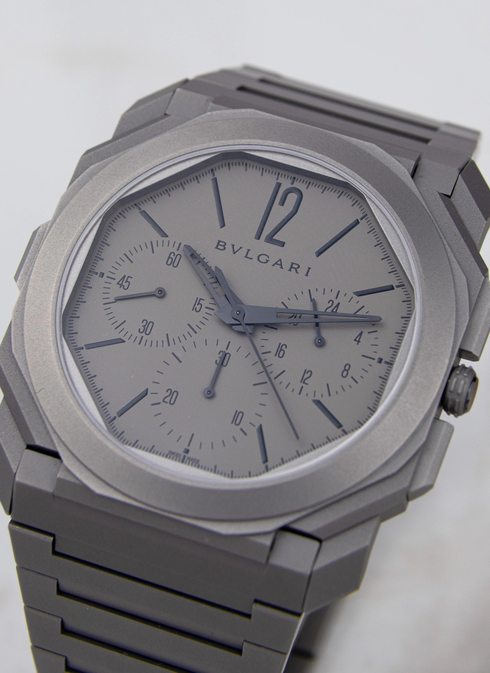 2020 BVLGARI Octo Finissimo Titanium Chronograph GMT 103068