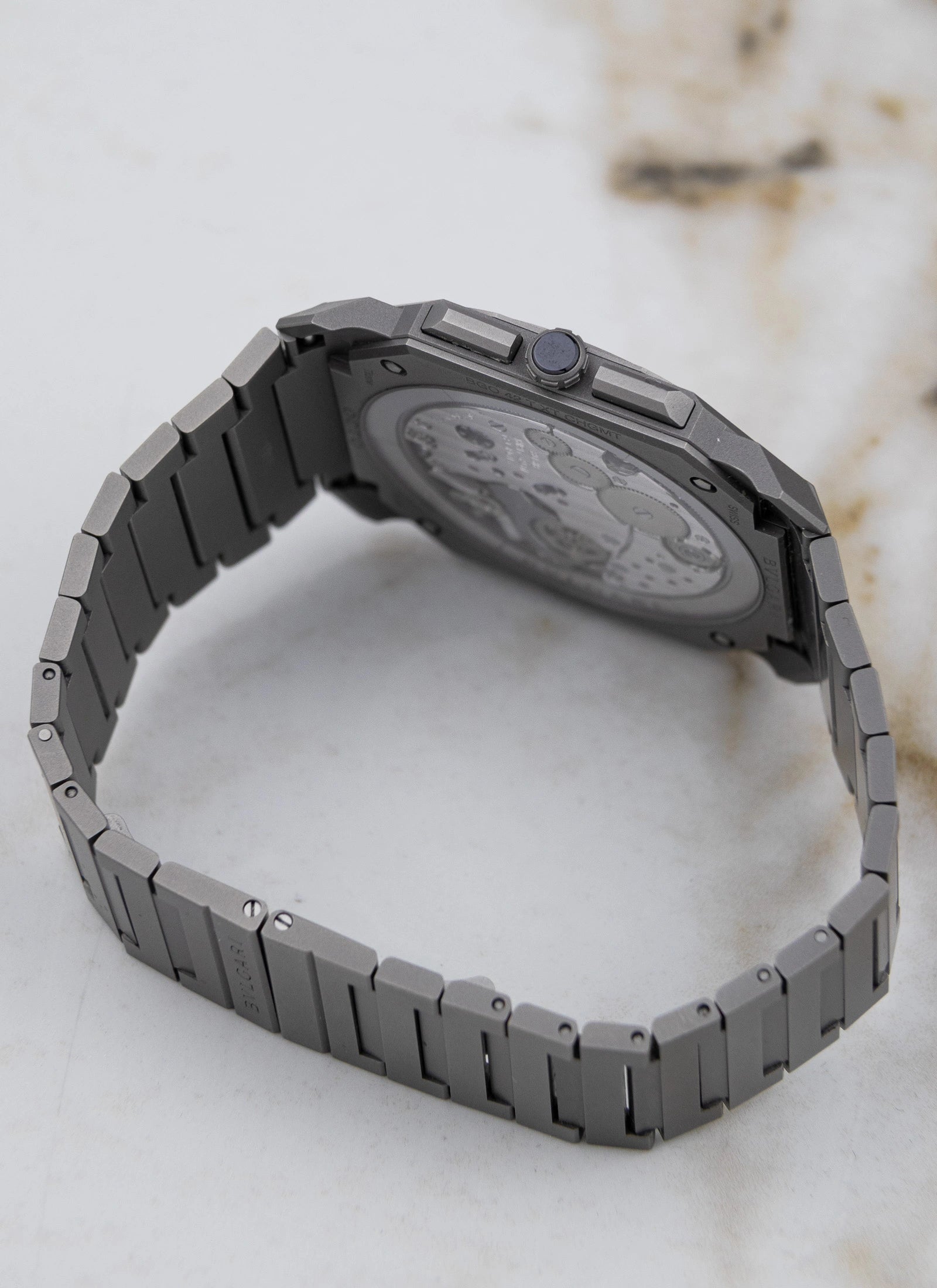2020 BVLGARI Octo Finissimo Titanium Chronograph GMT 103068