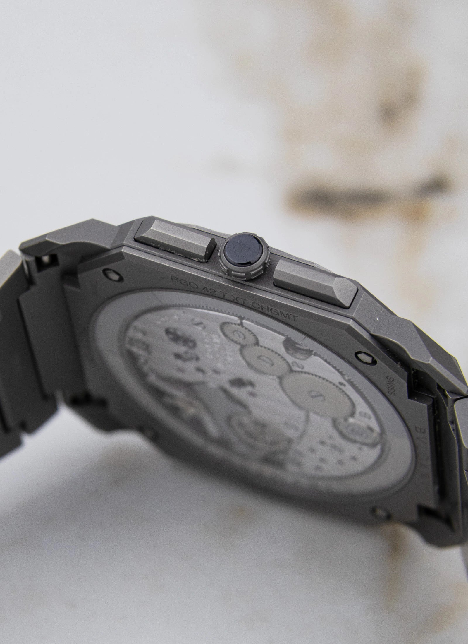 2020 BVLGARI Octo Finissimo Titanium Chronograph GMT 103068