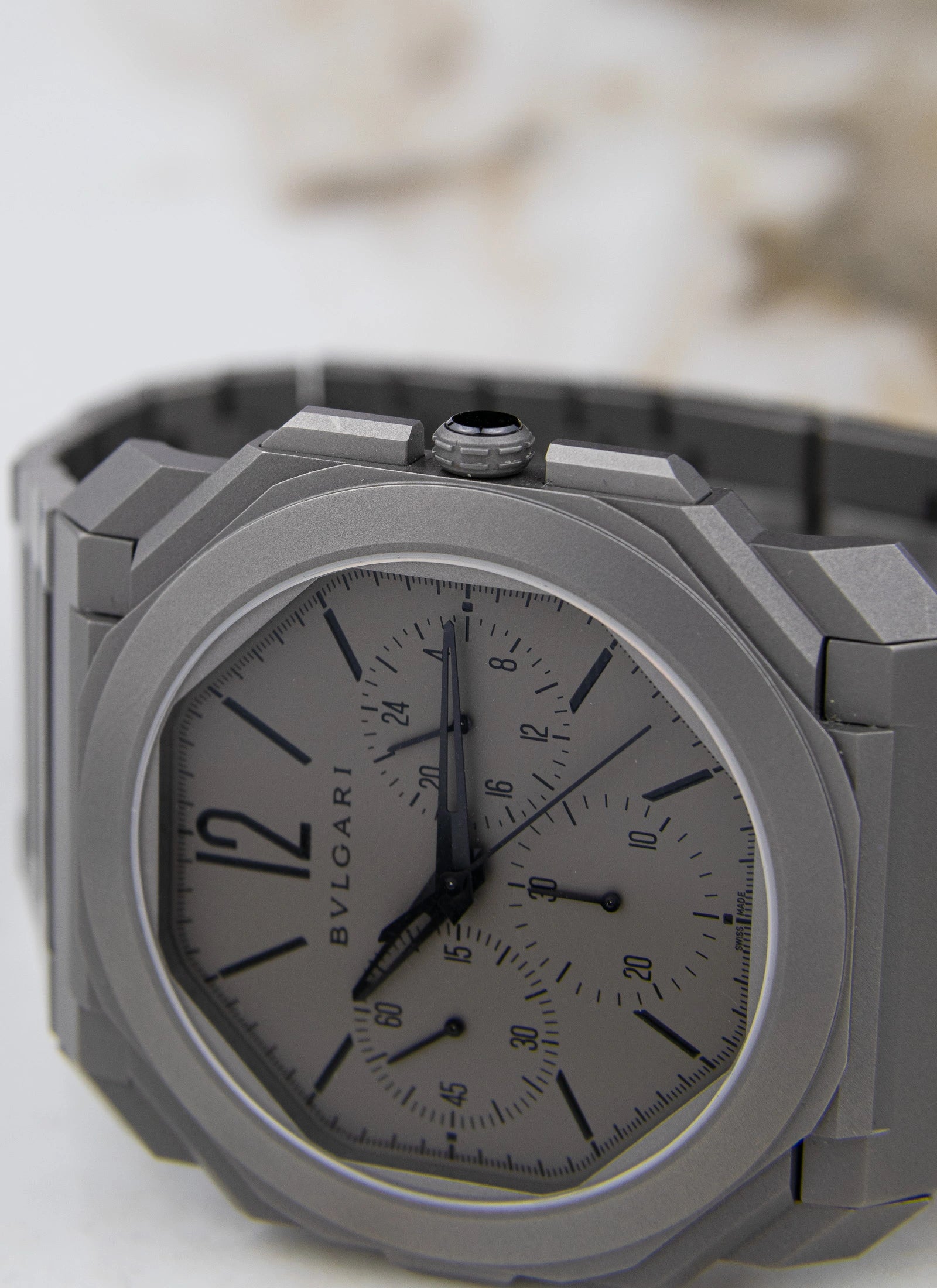 2020 BVLGARI Octo Finissimo Titanium Chronograph GMT 103068