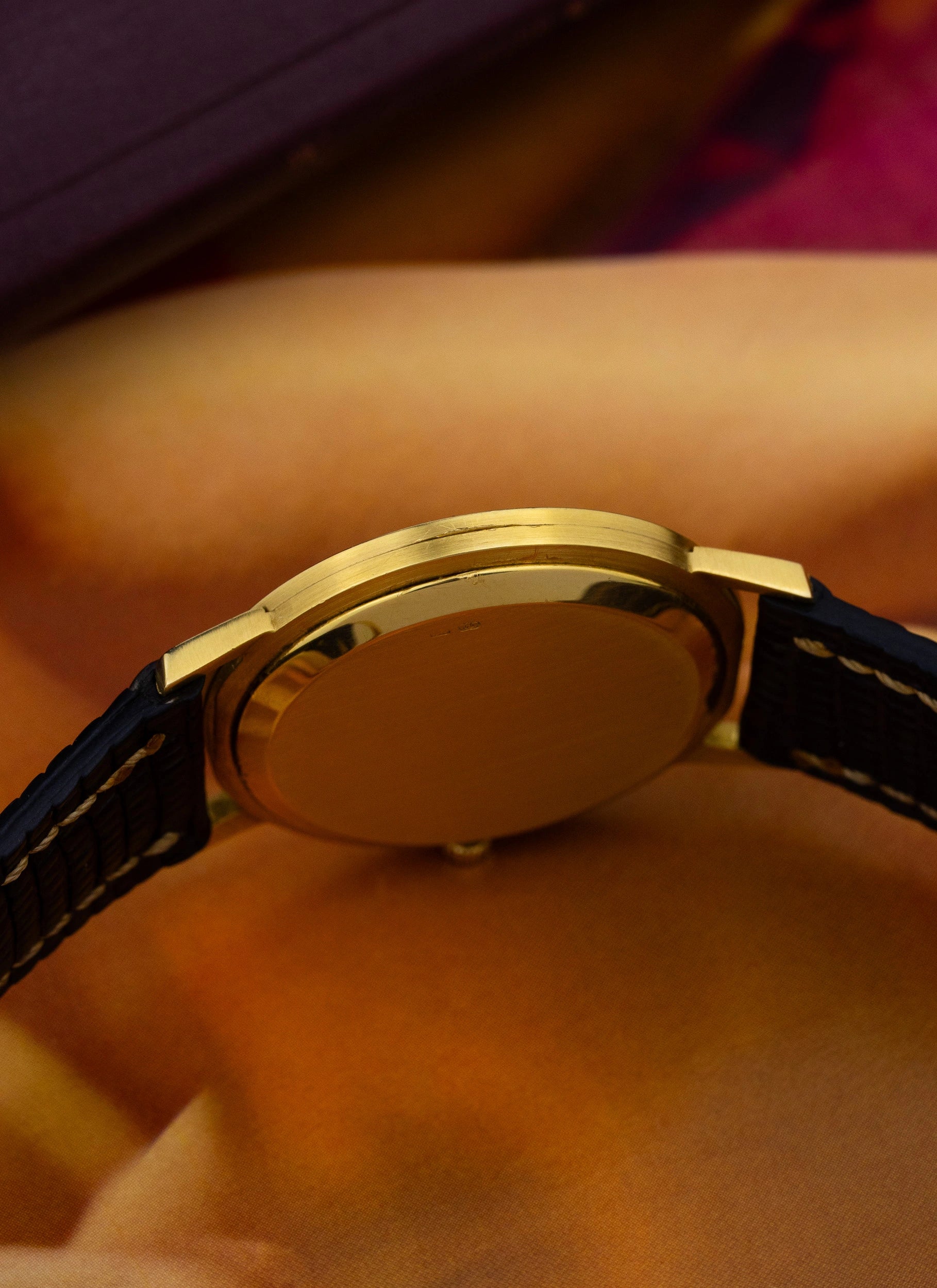 1970s 18K Patek Philippe Calatrava 3590 Clous de Paris Sigma Roman Dial