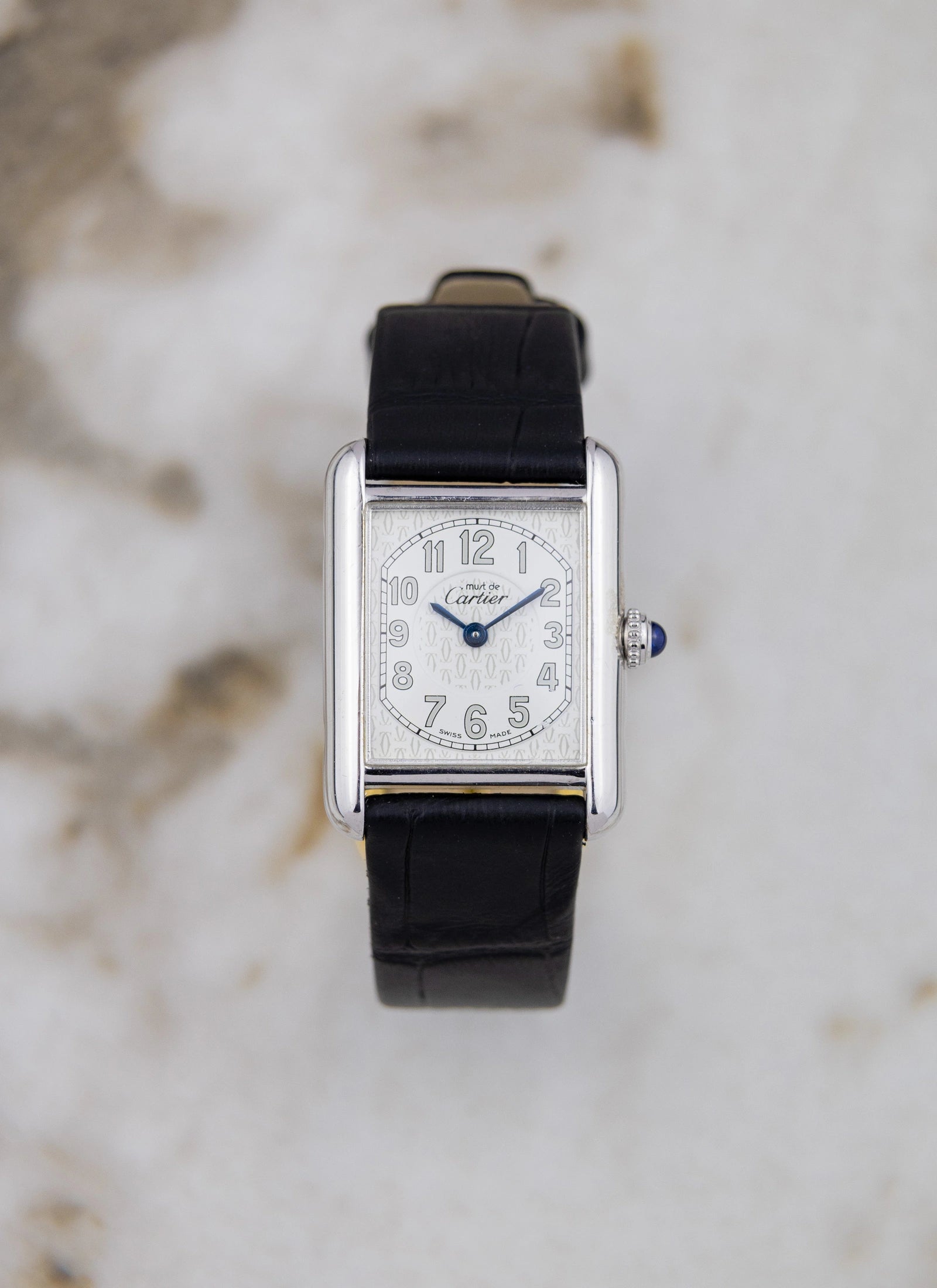 1990s Lady Must De Cartier Tank 2416 Silver