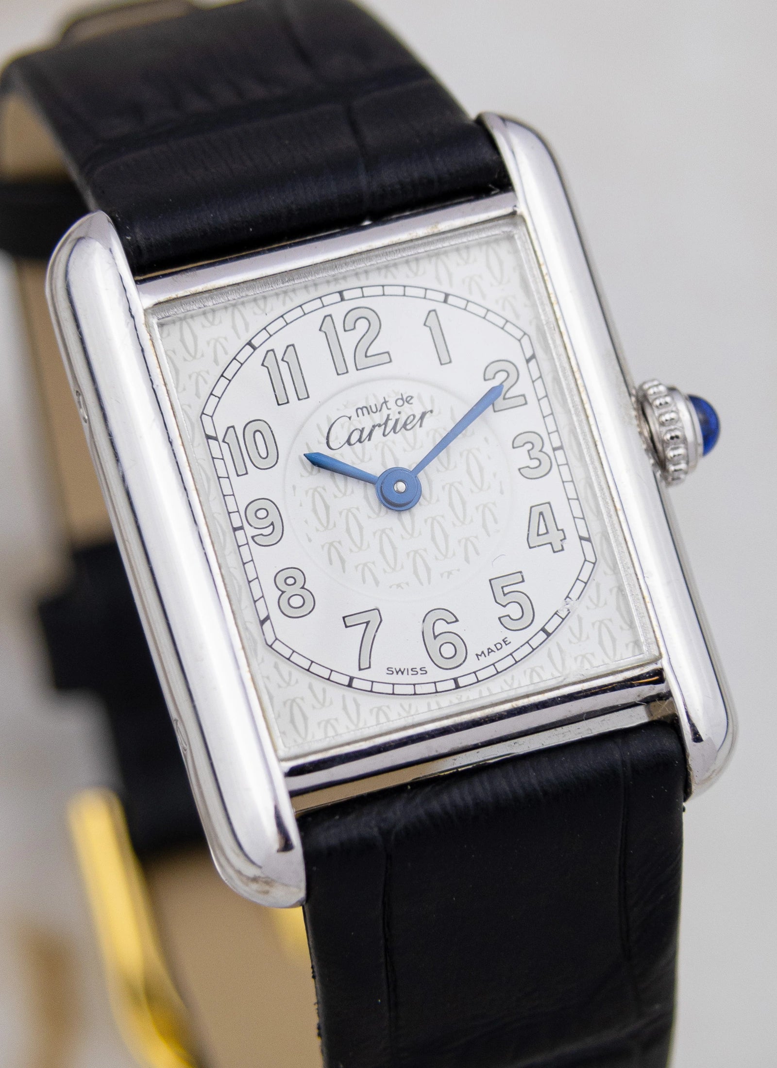 1990s Lady Must De Cartier Tank 2416 Silver