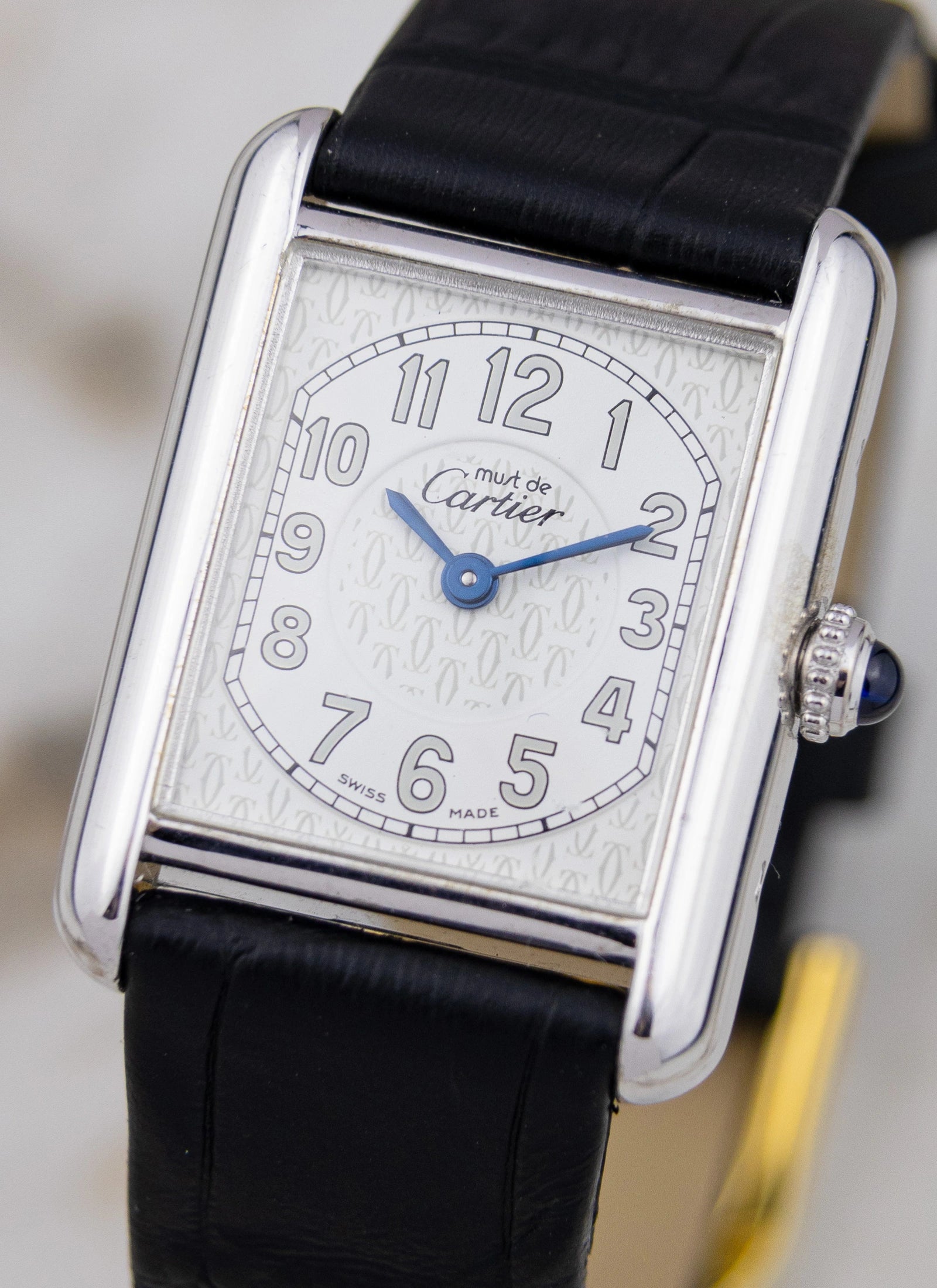 1990s Lady Must De Cartier Tank 2416 Silver