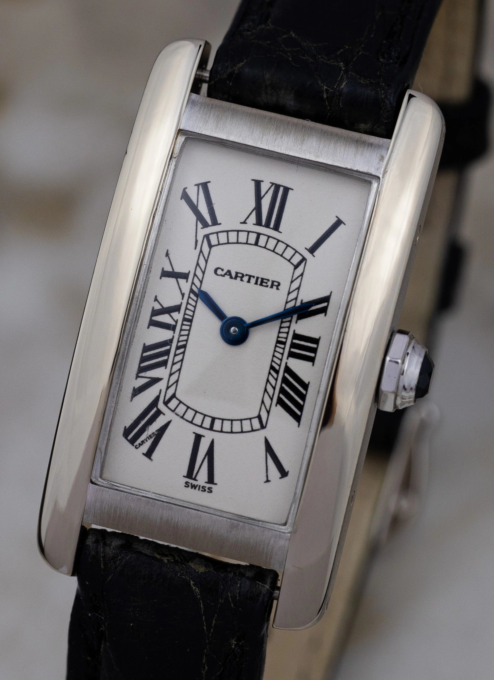2000s 18K Lady Cartier Tank Americaine 1713