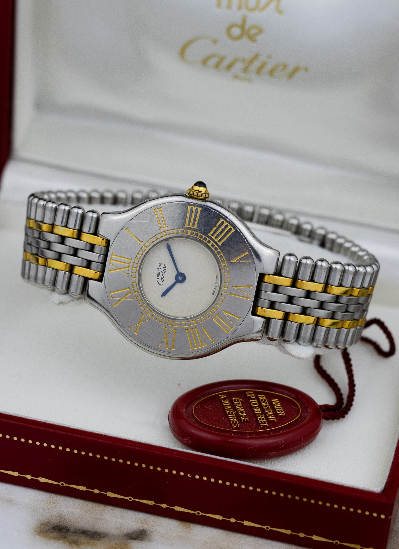 1993 Cartier Must 21 Quartz Full Set