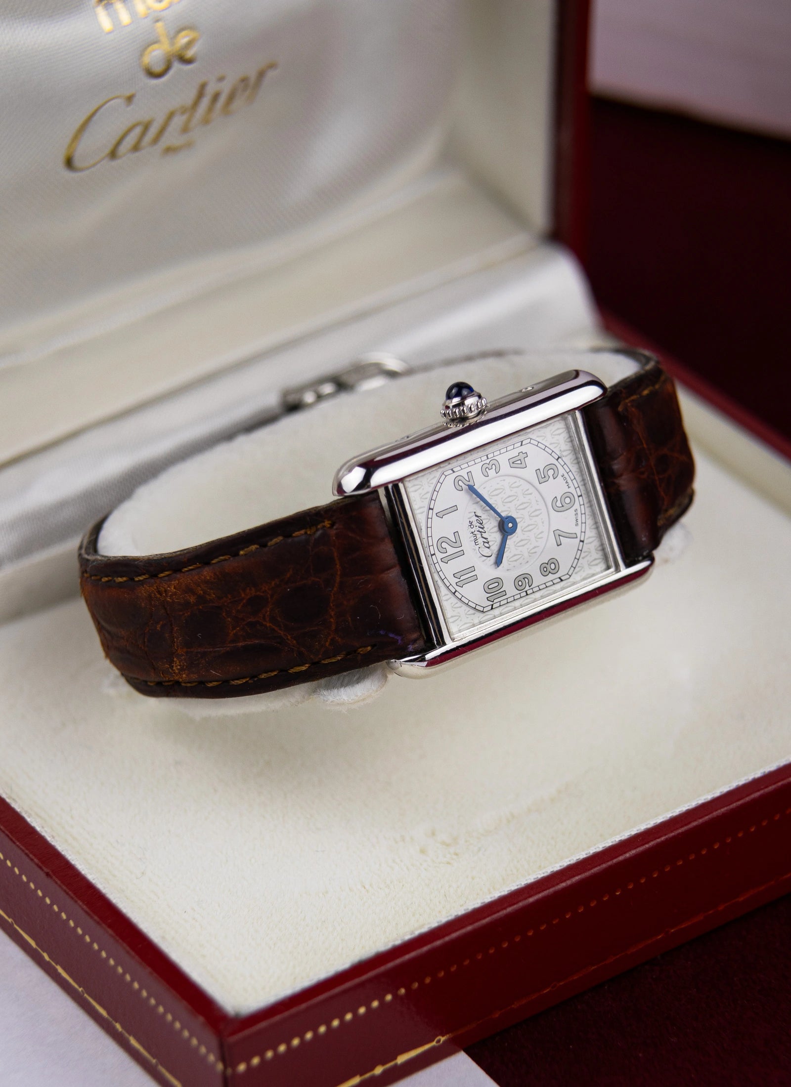 1990s Lady Must De Cartier Tank 2416 Silver