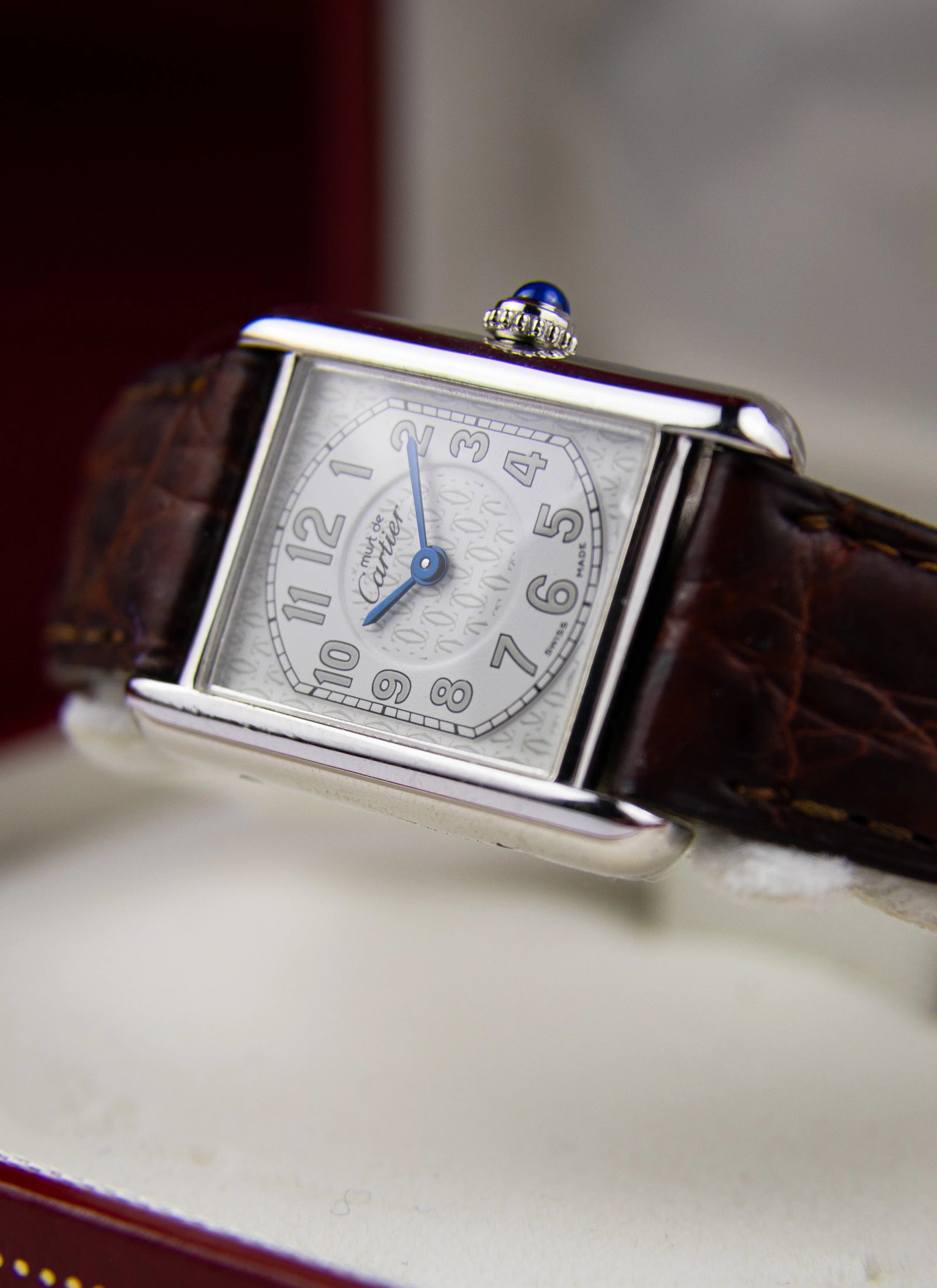 1990s Lady Must De Cartier Tank 2416 Silver