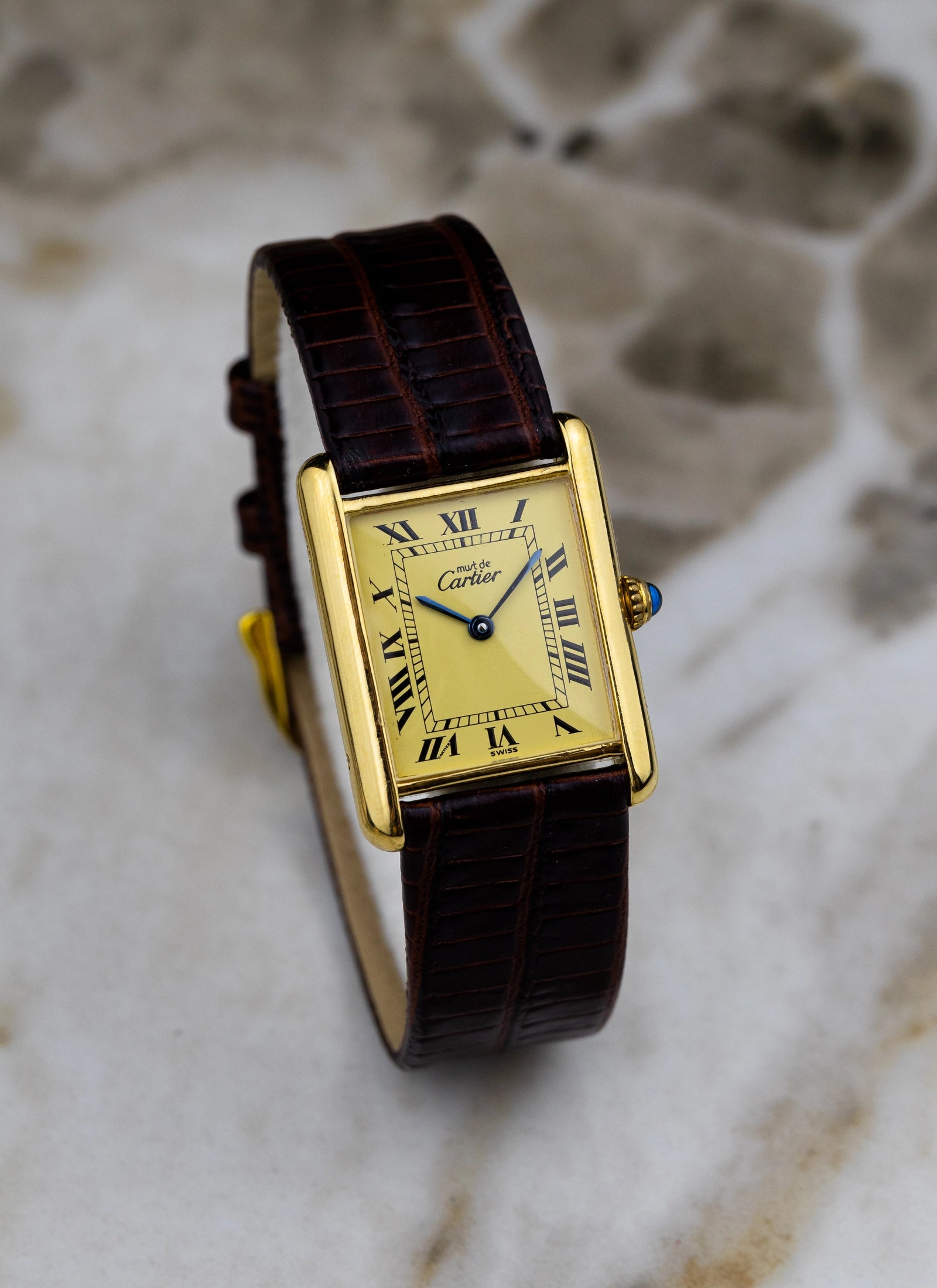 [Reserved] 1990s Cartier Tank Must De Ivory Ref. 590005