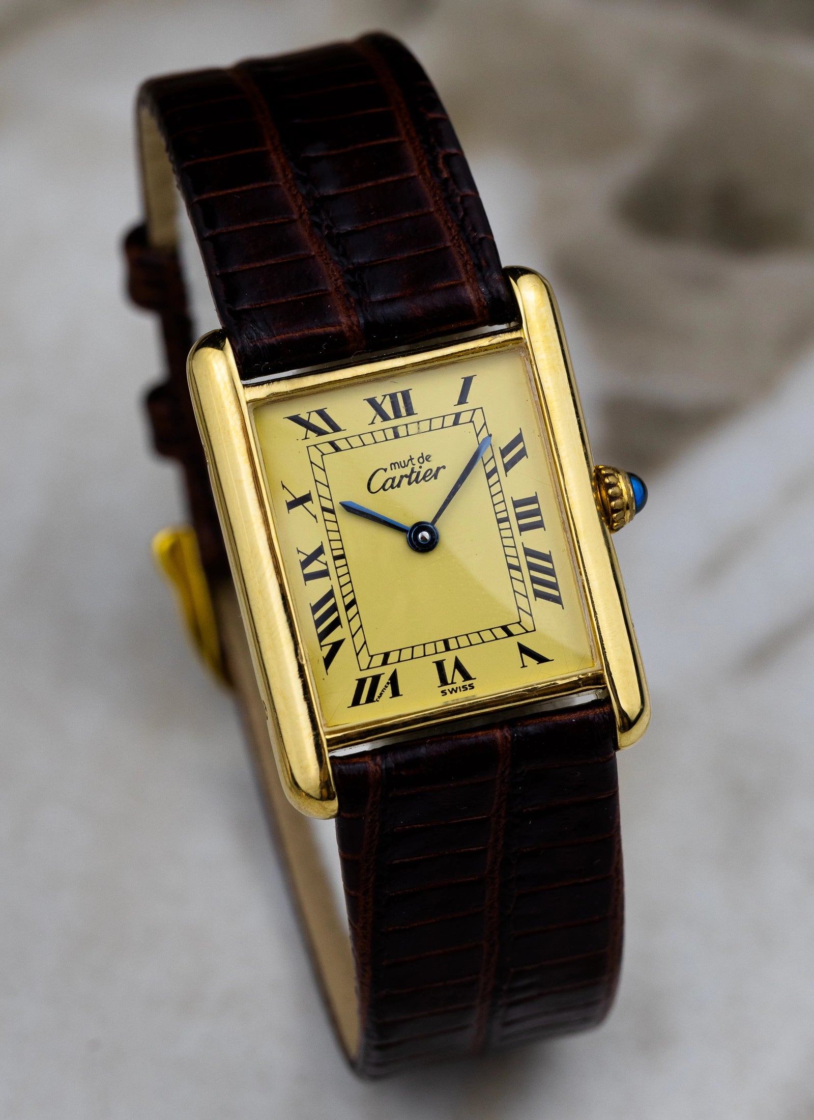 [Reserved] 1990s Cartier Tank Must De Ivory Ref. 590005
