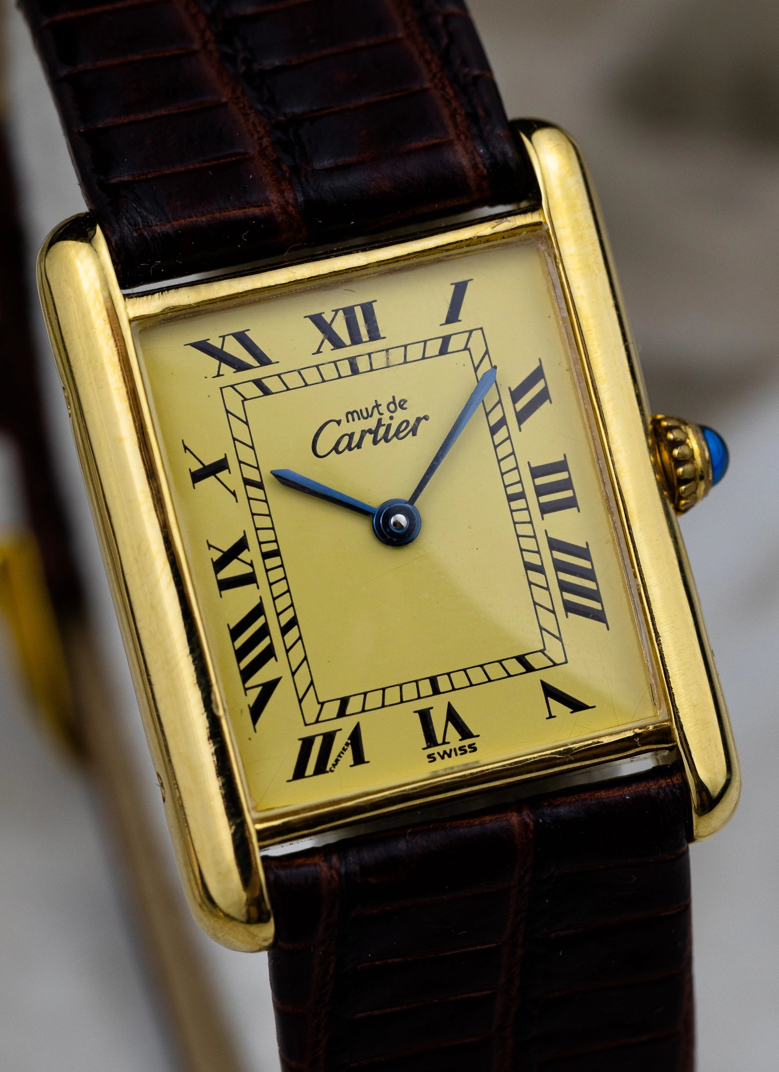 [Reserved] 1990s Cartier Tank Must De Ivory Ref. 590005