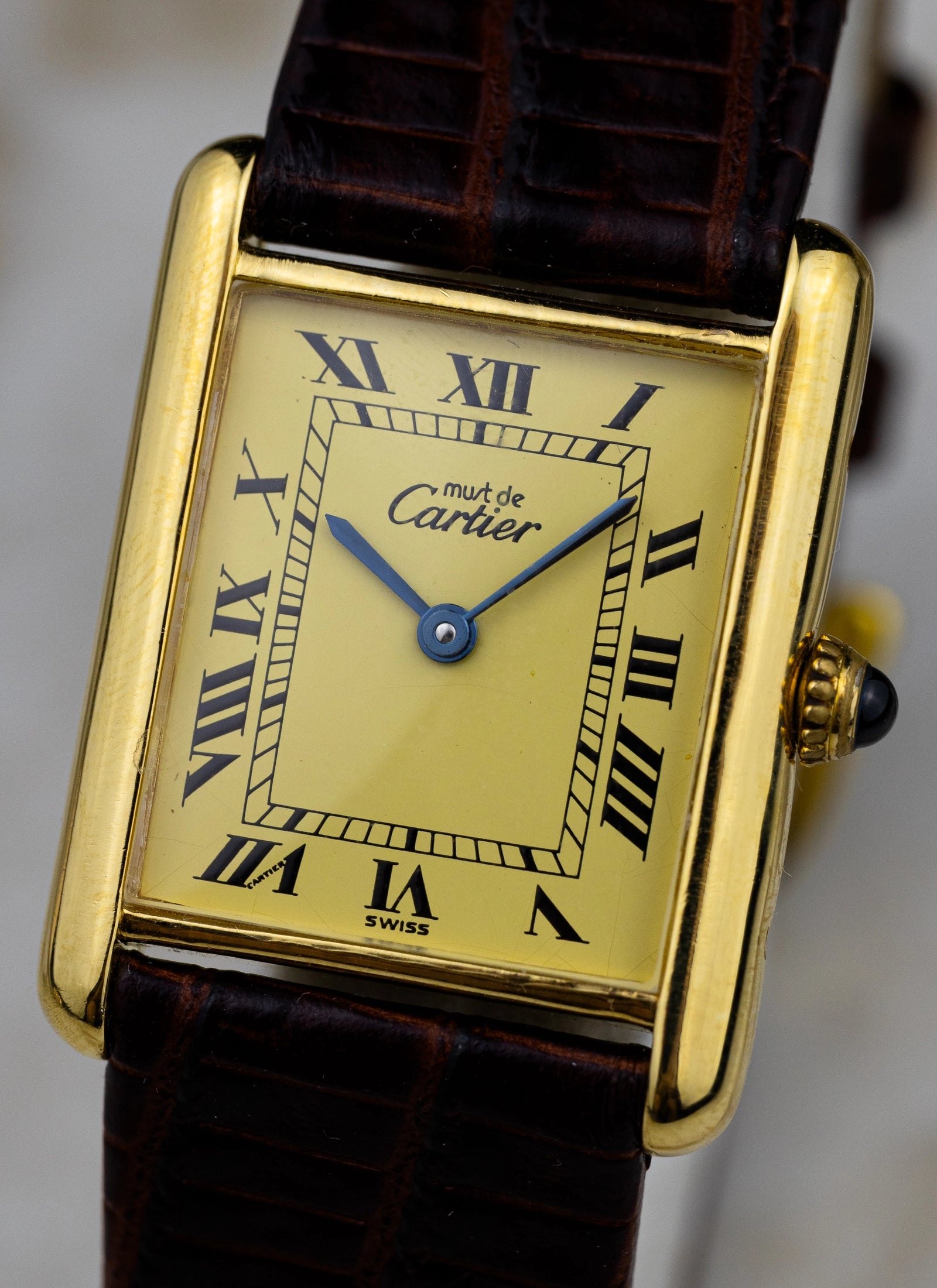 [Reserved] 1990s Cartier Tank Must De Ivory Ref. 590005