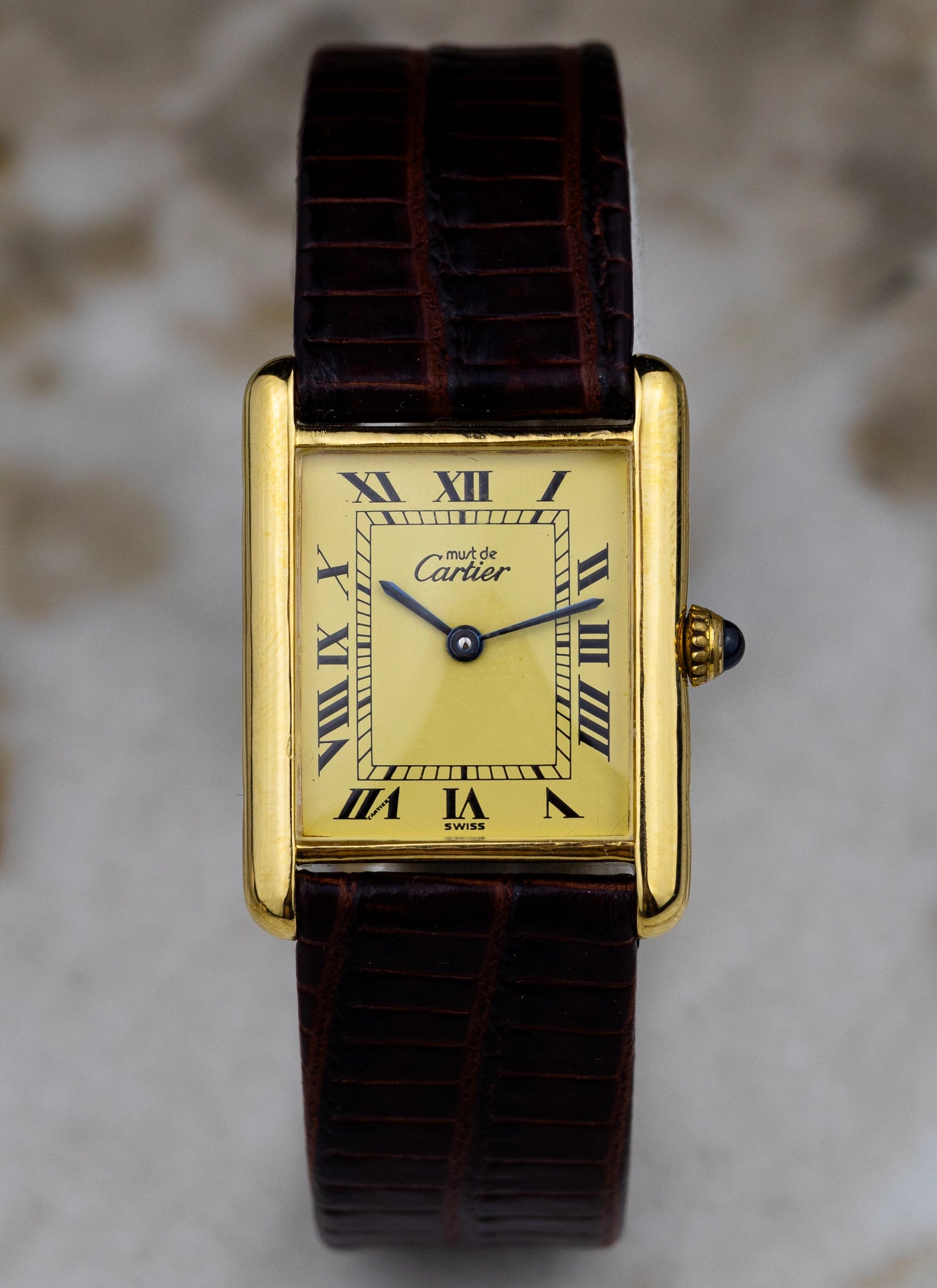 [Reserved] 1990s Cartier Tank Must De Ivory Ref. 590005