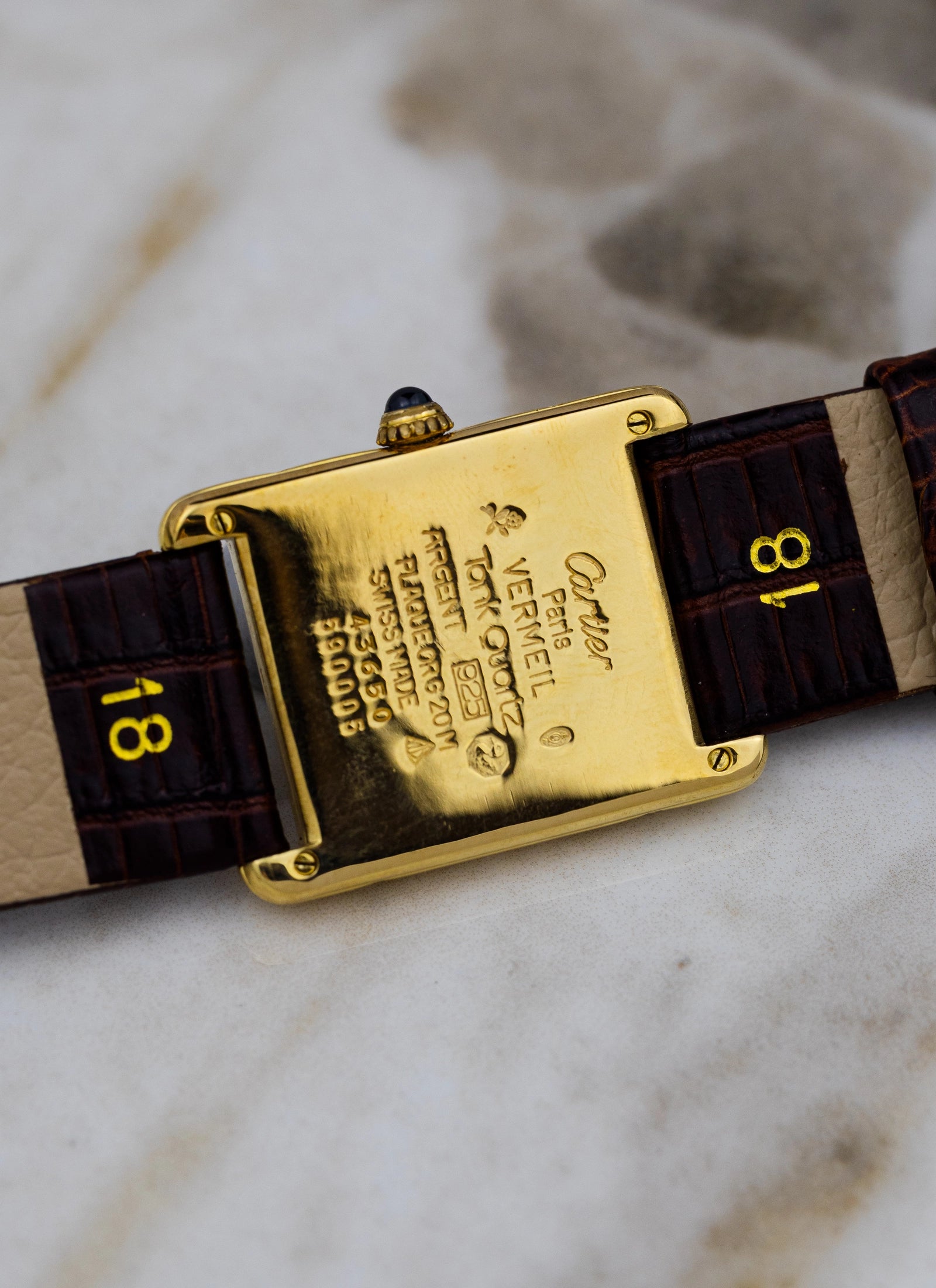 [Reserved] 1990s Cartier Tank Must De Ivory Ref. 590005