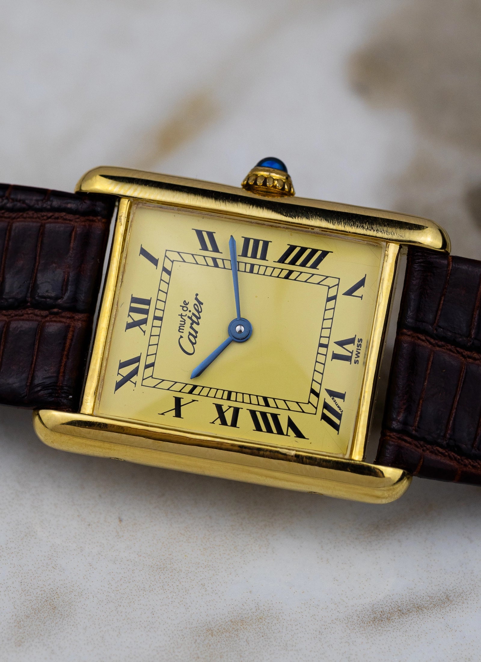 [Reserved] 1990s Cartier Tank Must De Ivory Ref. 590005