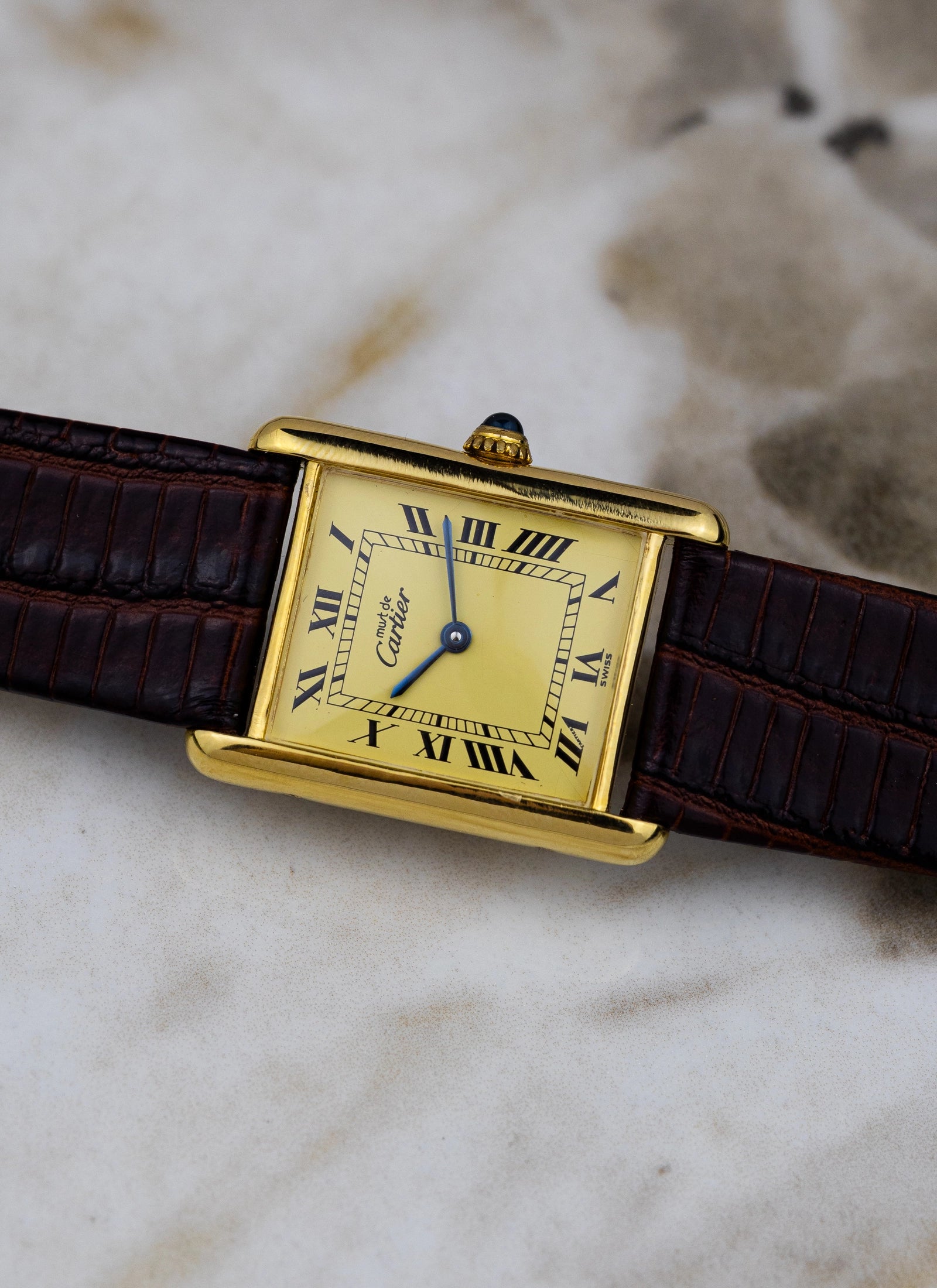 [Reserved] 1990s Cartier Tank Must De Ivory Ref. 590005